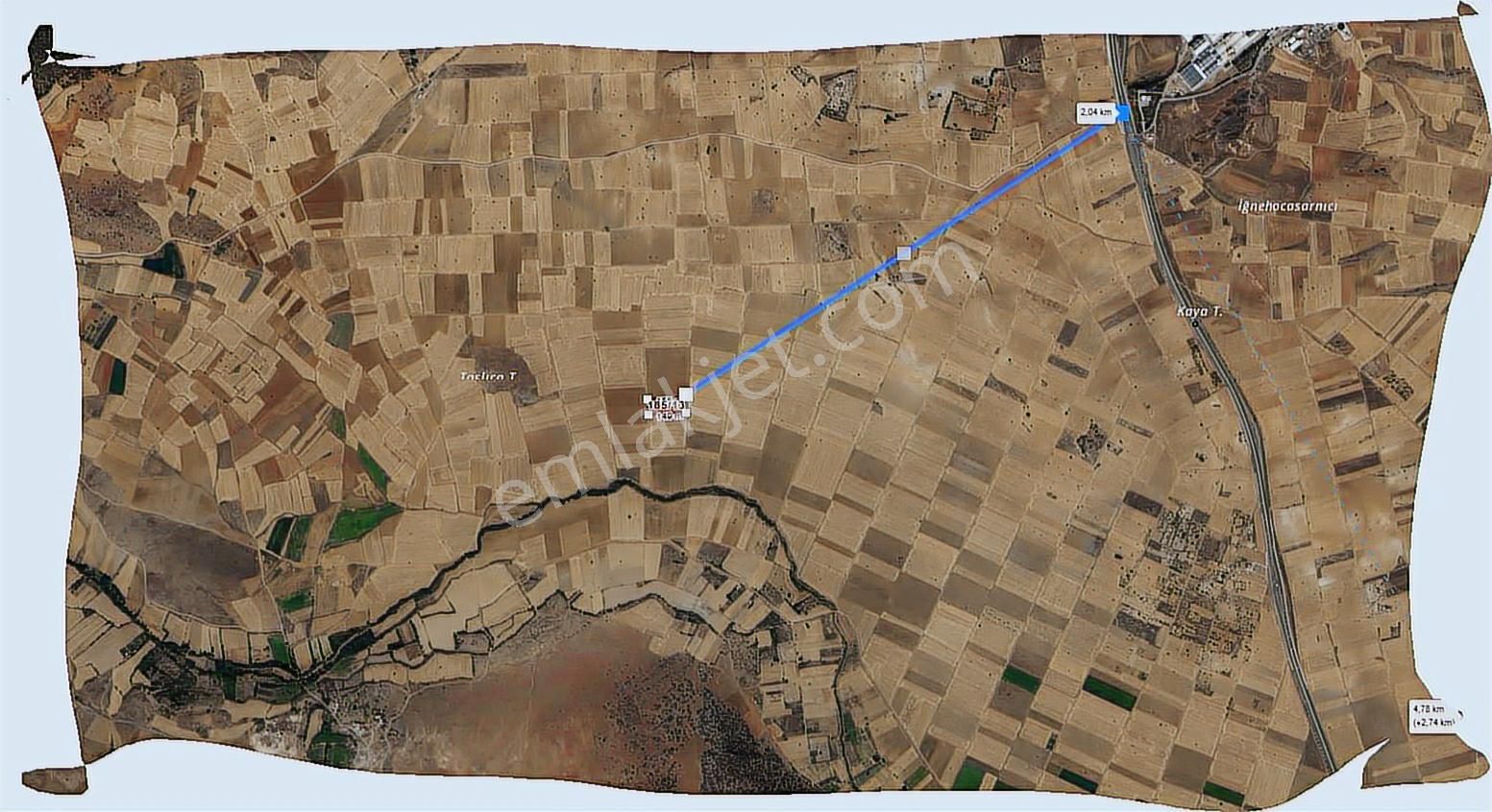 Özpınar ,dan İki Cephesi Yol 9267 M2 Tarla Köye 2.5 Km - Görsel 7