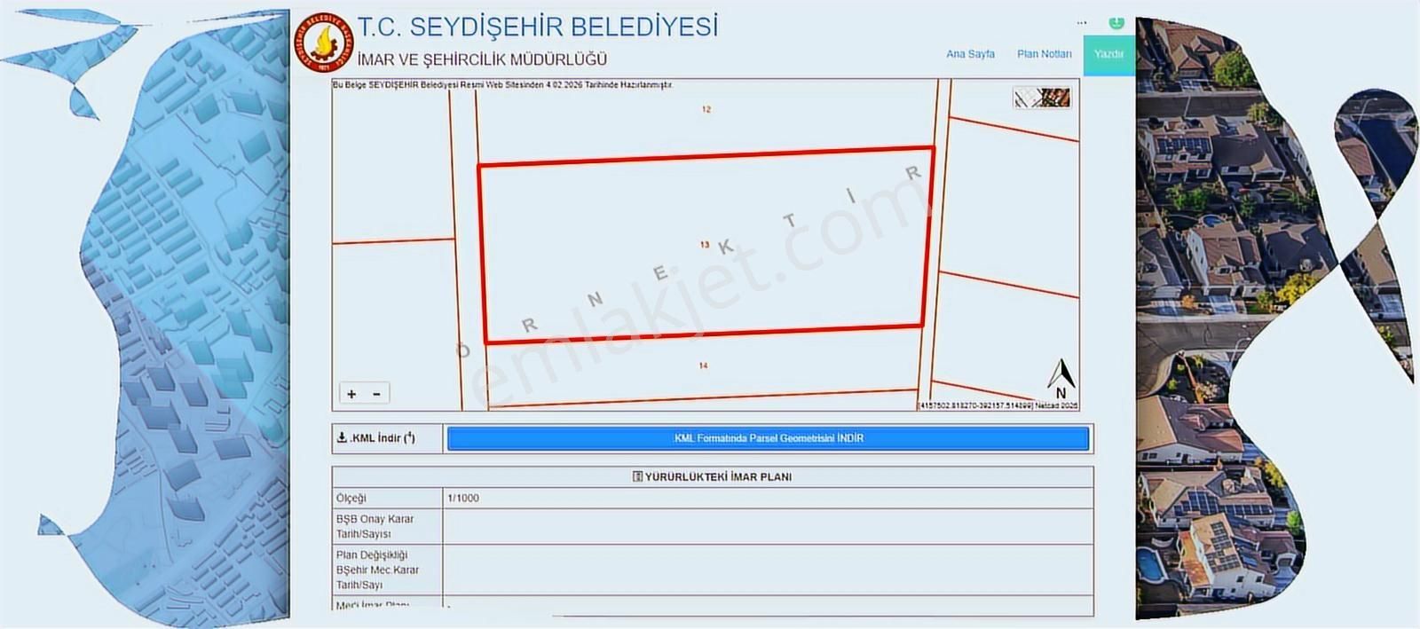 Özpınar ,dan İki Cephesi Yol 9267 M2 Tarla Köye 2.5 Km - Görsel 6