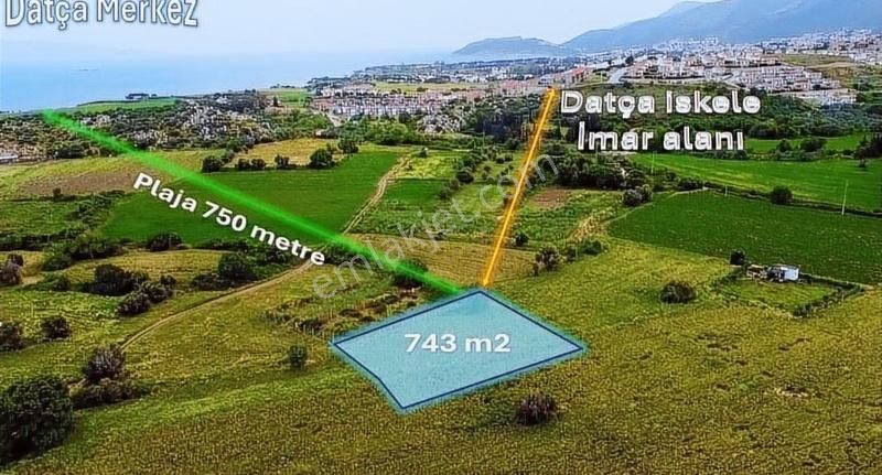 Startkey Pelit Datça Kızlan'da Imar Sınırında Denize Yakın Tarla