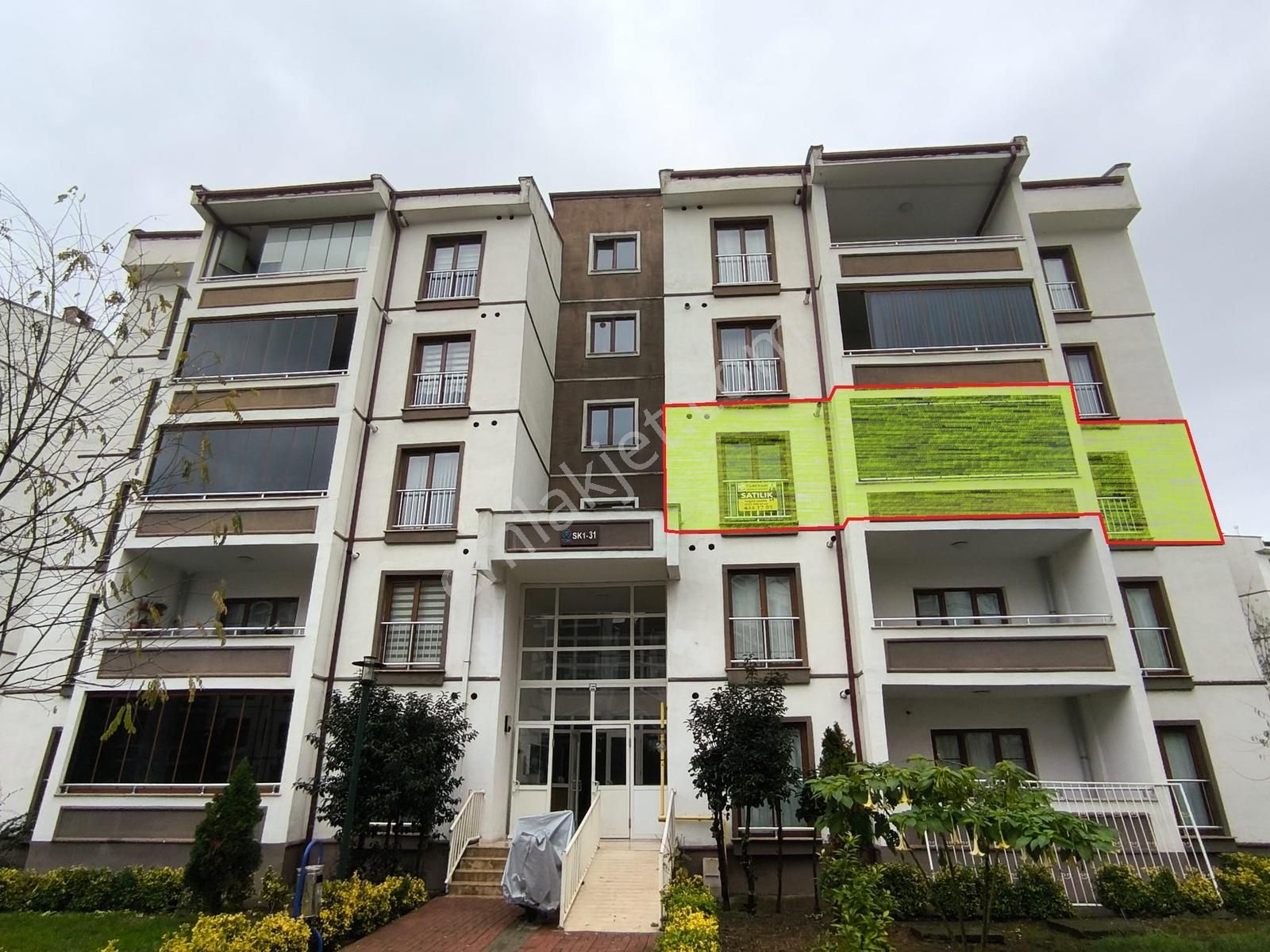 Sapanca Gazipaşa Yeni Toki'de Çift Cepheli 2 Balkonlu Geniş 3+1