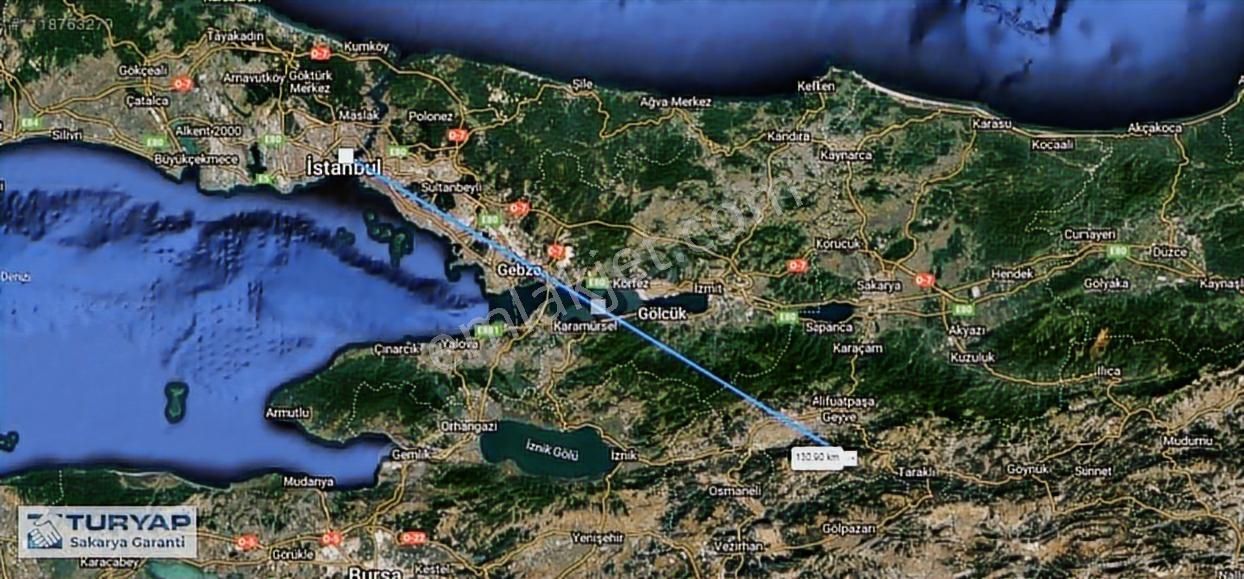 Geyve Çamlık'da 4.401m² Doğa İle İç İçe Yatırımlık Tarla - Görsel 16