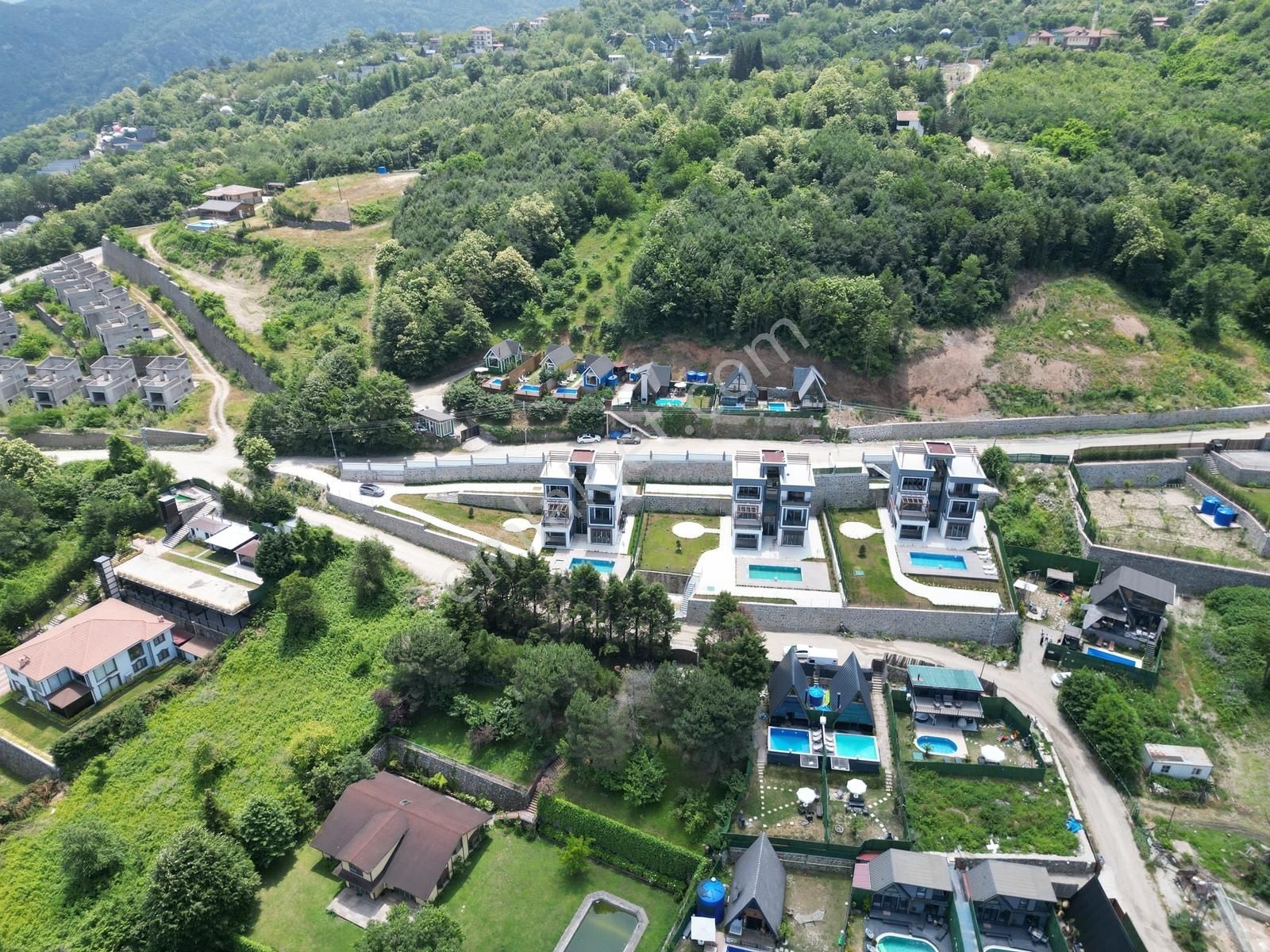 Sapancada Manzara Ve Tasarım İle Etkileyici 1 Dönüm Arsada Villa - Görsel 30