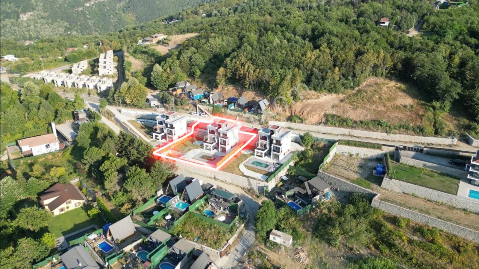 Sapancada Manzara Ve Tasarım İle Etkileyici 1 Dönüm Arsada Villa - Görsel 29