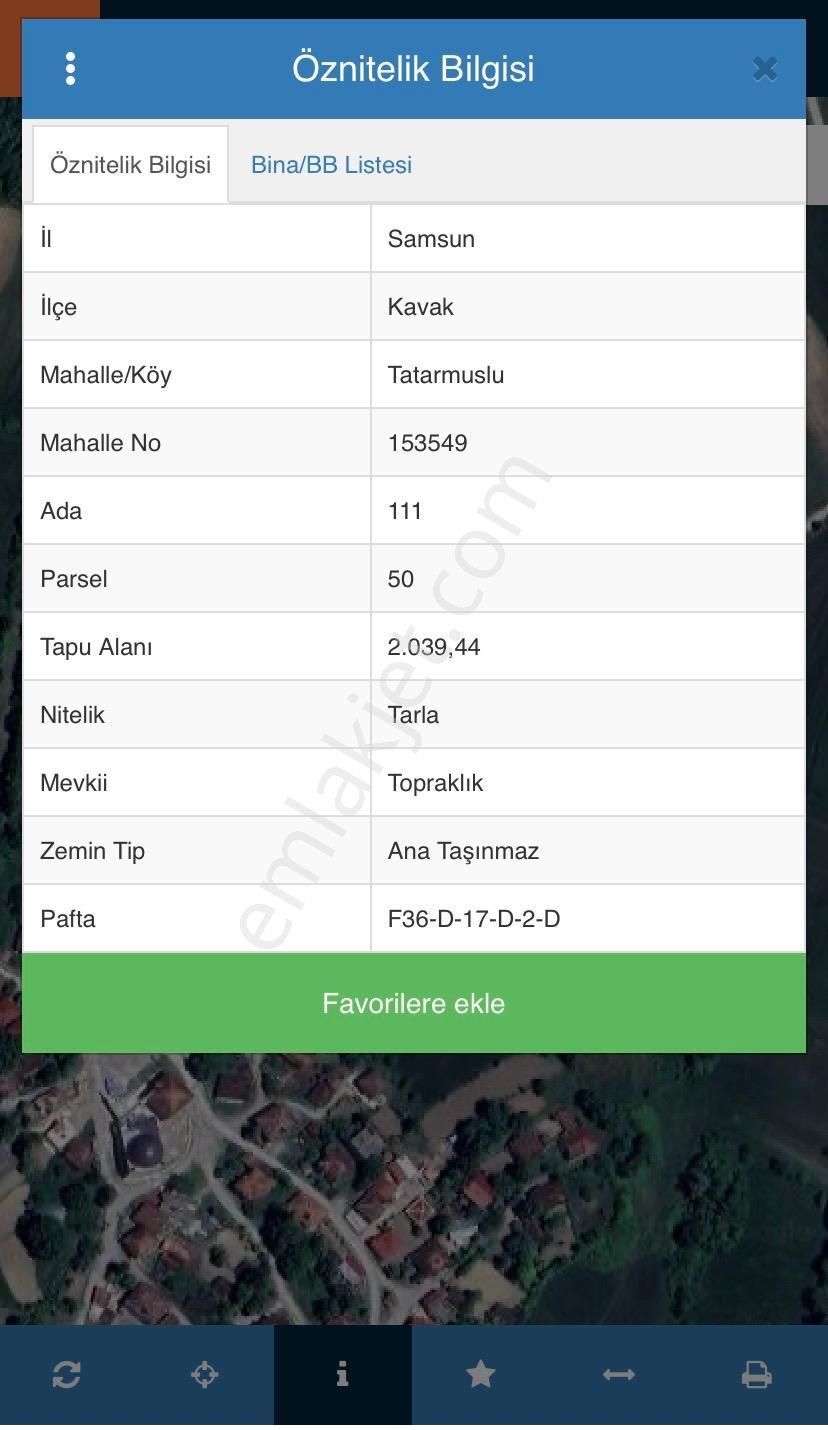 Akgün Kurumsal'dan Kavak'da Satılık 3479 M2 İki Parsel Tarla - Görsel 3