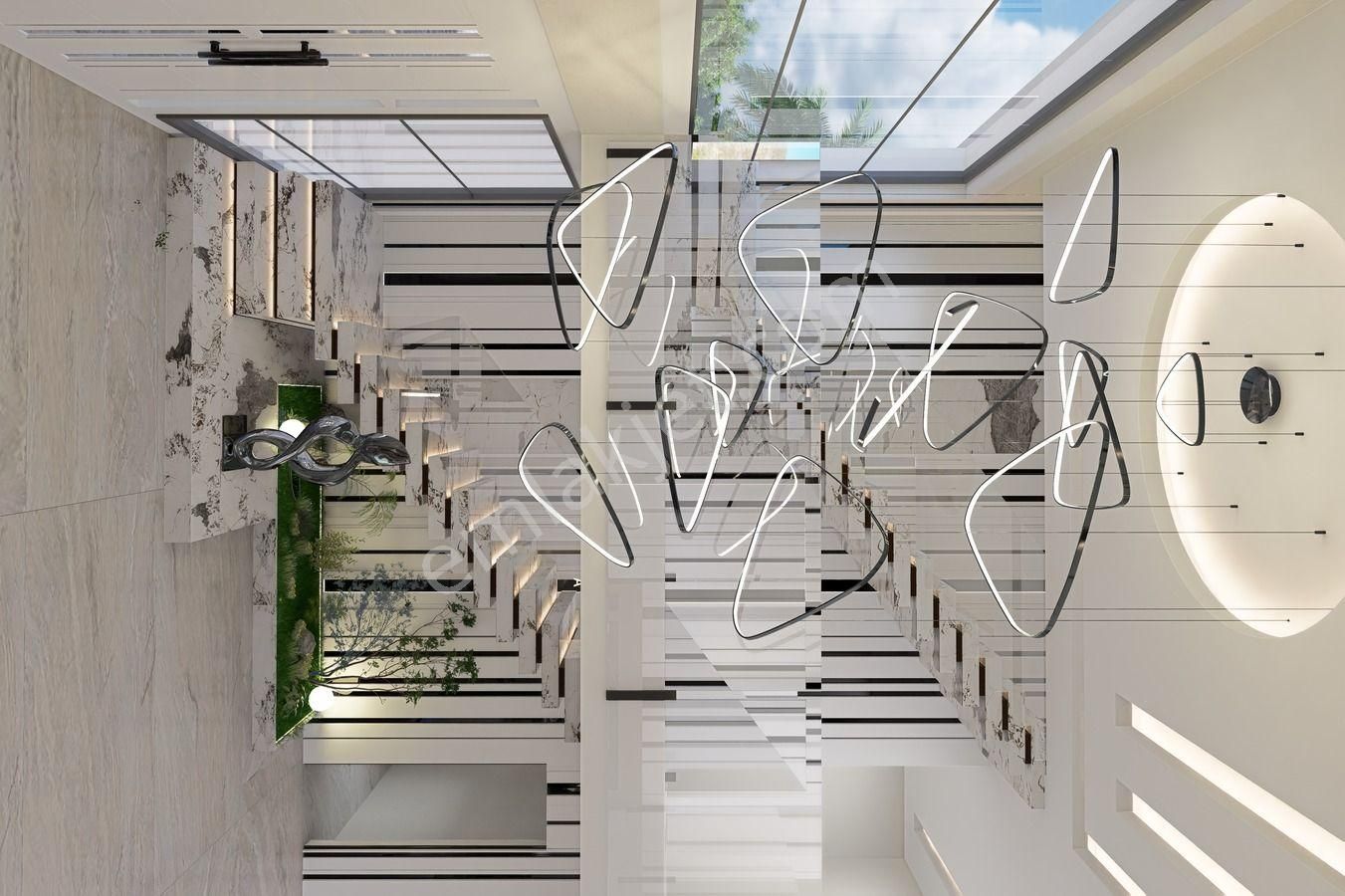 Alanya Cikcilli'de Satılık Ultra Lüks 7+3 Full Manzaralı Villa - Görsel 16