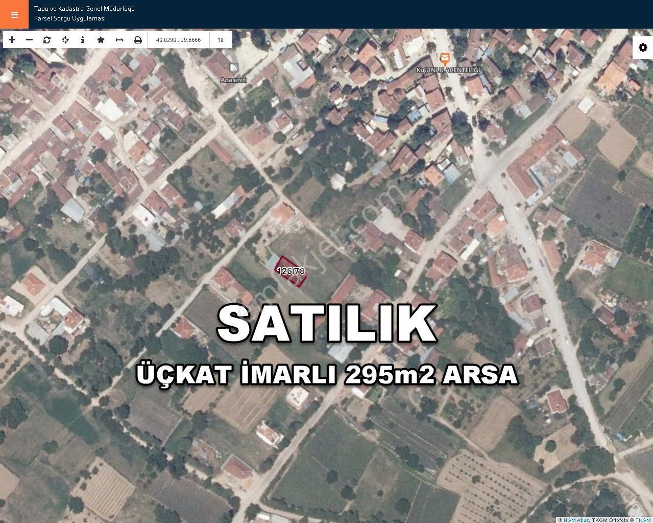 Bursa İnegöl Kurşunluda Acil Satılık Üçkat İmarlı 295m2 Arsa - Görsel 8