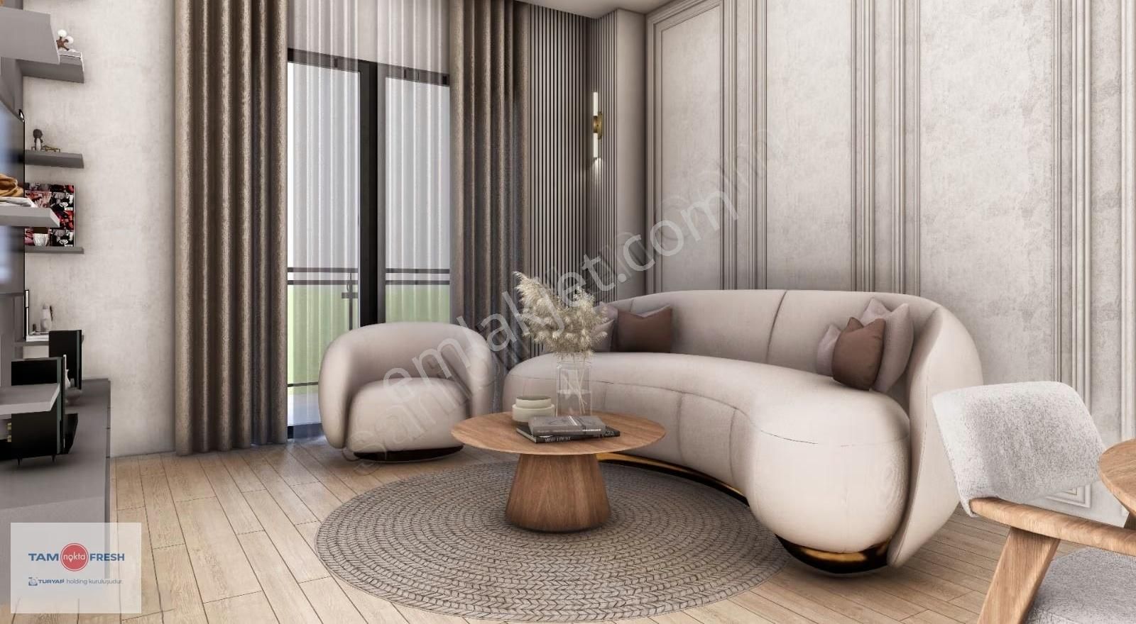 Yeşilyurt'da Havuzlu Site İçinde Satılık 1+1 Daire - Görsel 6