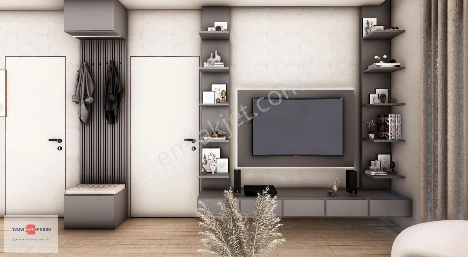 Yeşilyurt'da Havuzlu Site İçinde Satılık 1+1 Daire - Görsel 4