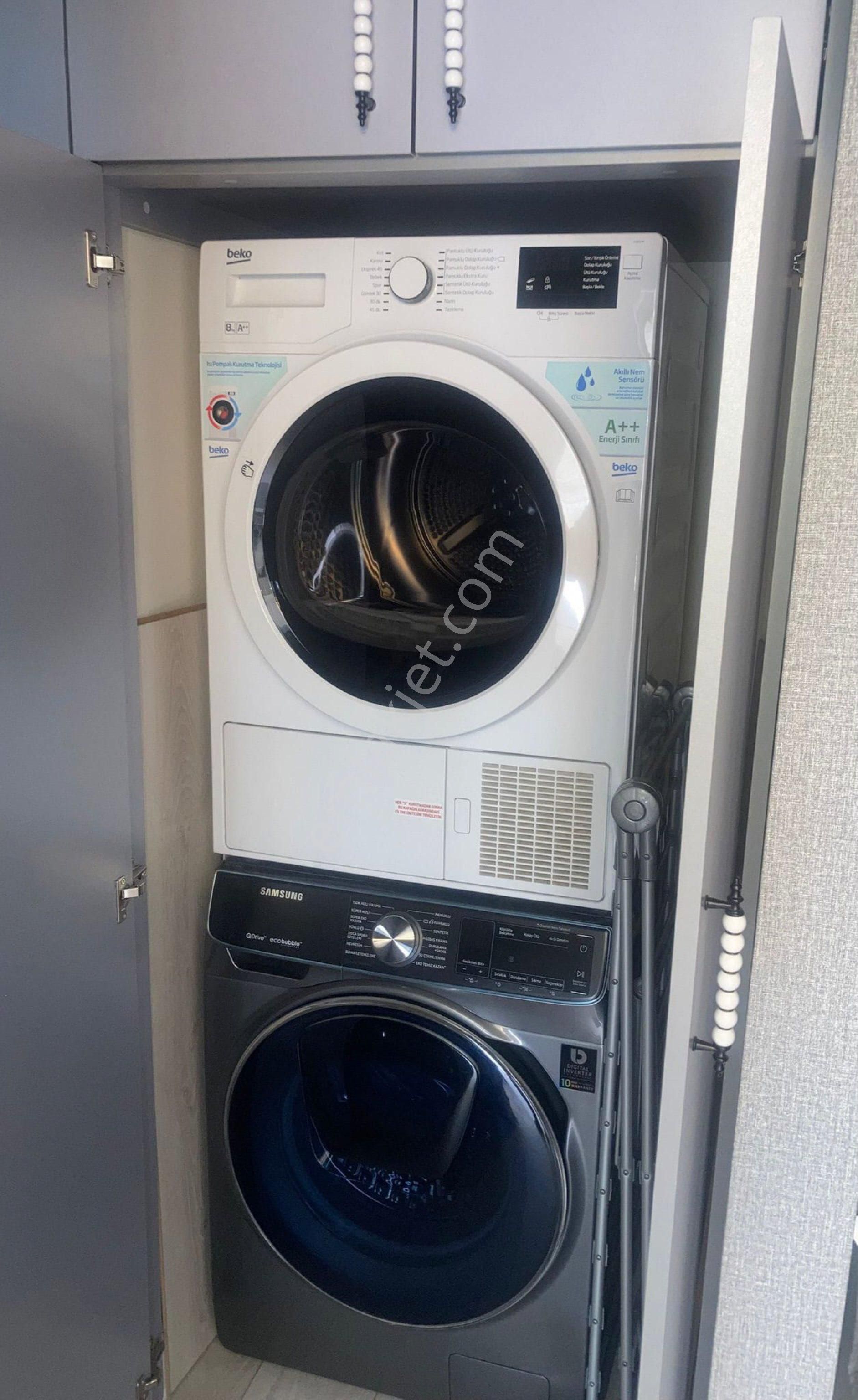 Ege Yakası Karşıyaka Residence 2+1 Eşyalı Dubleks Kiralık Daire - Görsel 19