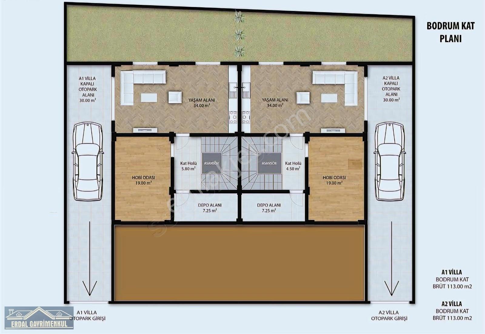 Bağbaşı'nda Orman İle İç İçe Satılık Asansörlü Villa - Görsel 9