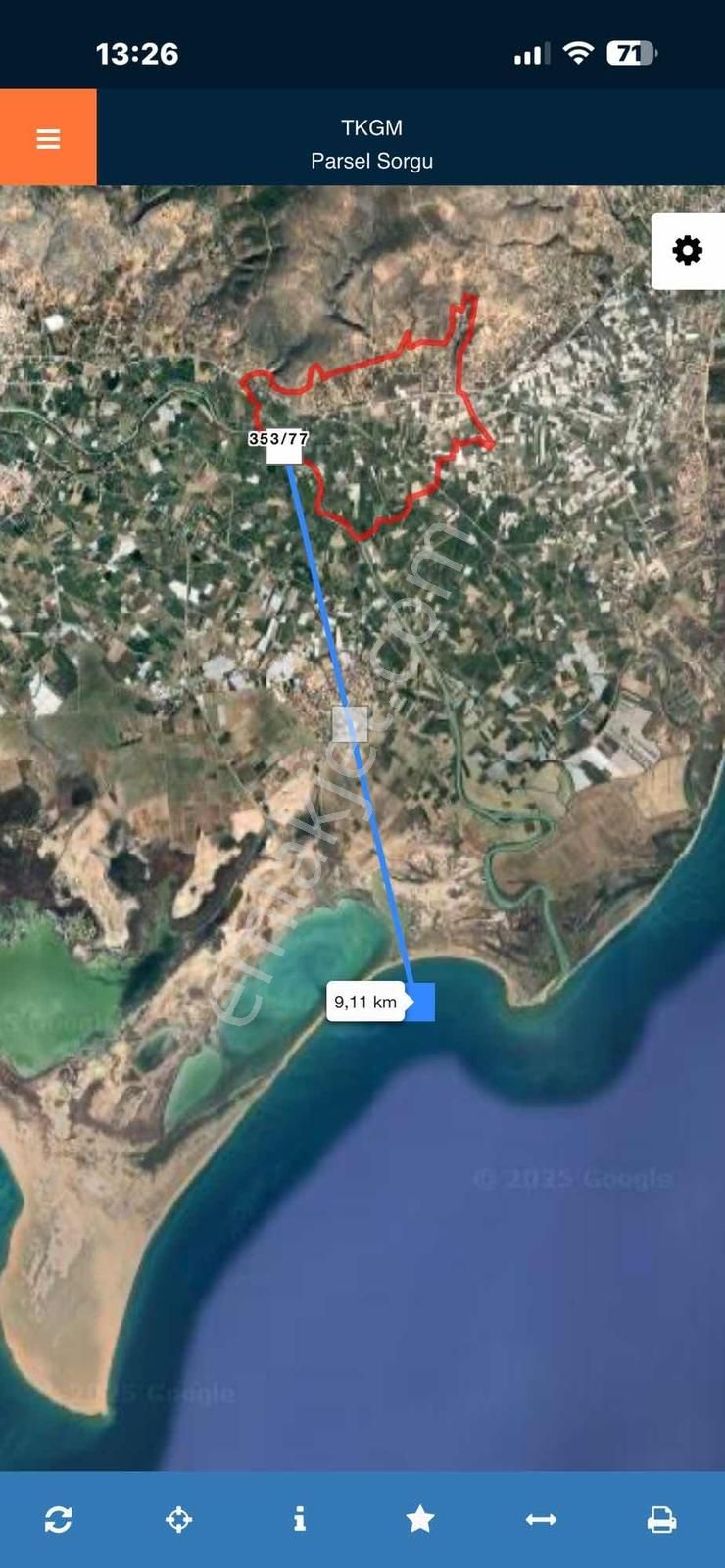 Son Derece Özel Fırsat 20 Dönüm Mersin/antalya Yoluna 400 M - Görsel 6