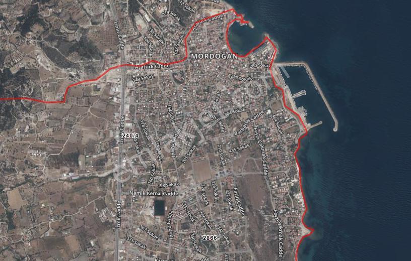 Karaburun Mordoğan Merkez’de Caddeye Çok Yakın Villa Arsası - Görsel 6