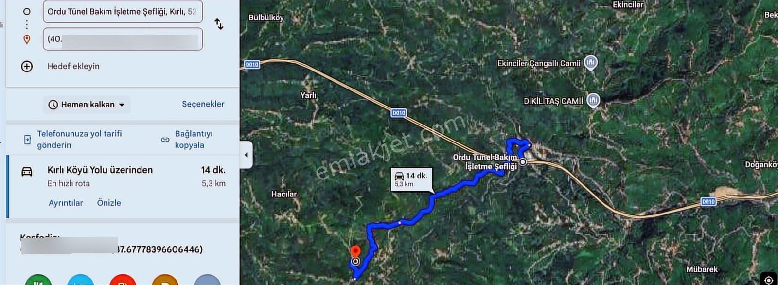 Ordu Perşembe 429 M² Müstakil Tapulu Resmi Yolu Mevcut - Görsel 7