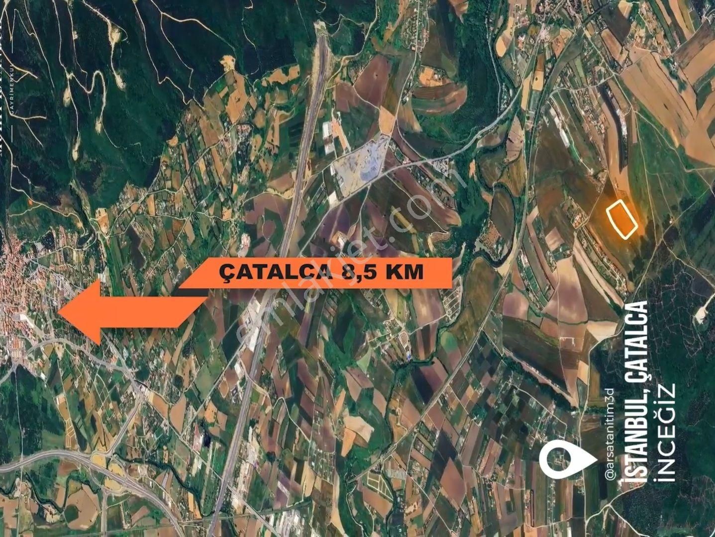 Çatalca İnceğiz 12.964 M² / Yol, Elektrik, Su, D.gaz Altyapısı - Görsel 4