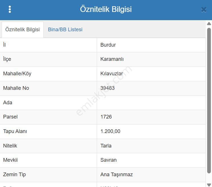 Burdur Karamanlı Kılavuzlar'da Satılık Tarlalar - Görsel 4