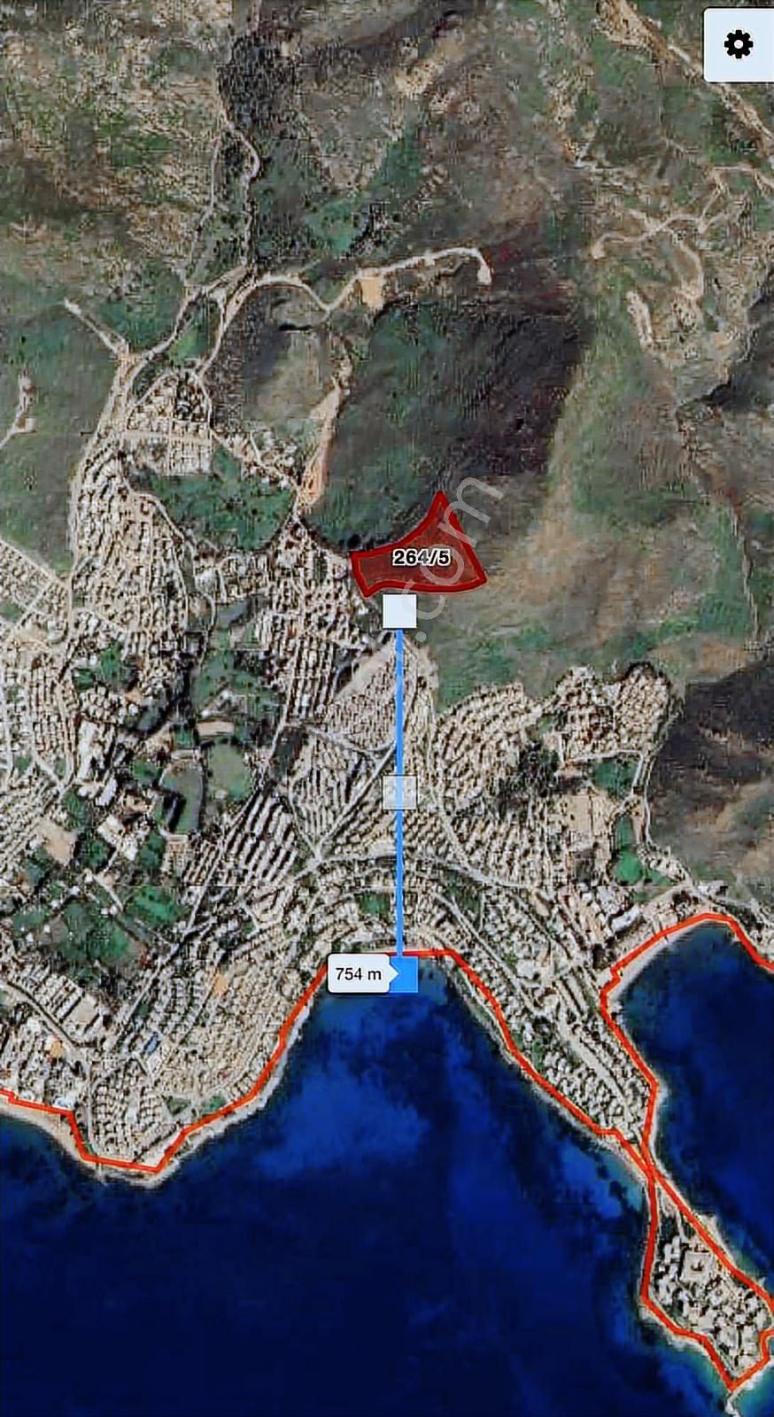 Bodrum Akyarlar'da 428 M2 Yatırımlık Deniz Manzaralı