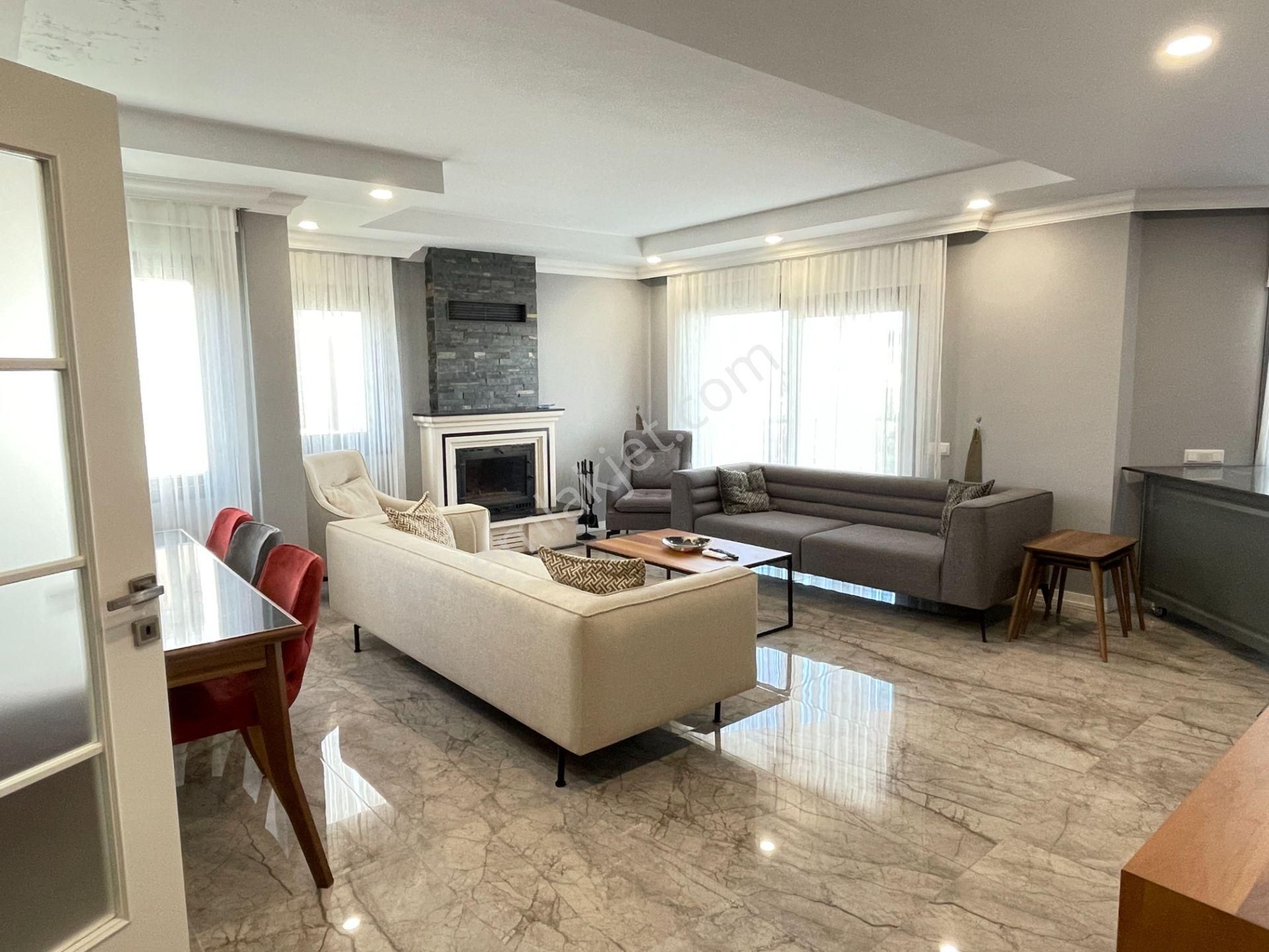 Turgutreis - Karabağ Şeray Evleri'nde Deniz Manzaralı, Şömineli 5+2 Tripleks - Görsel 5