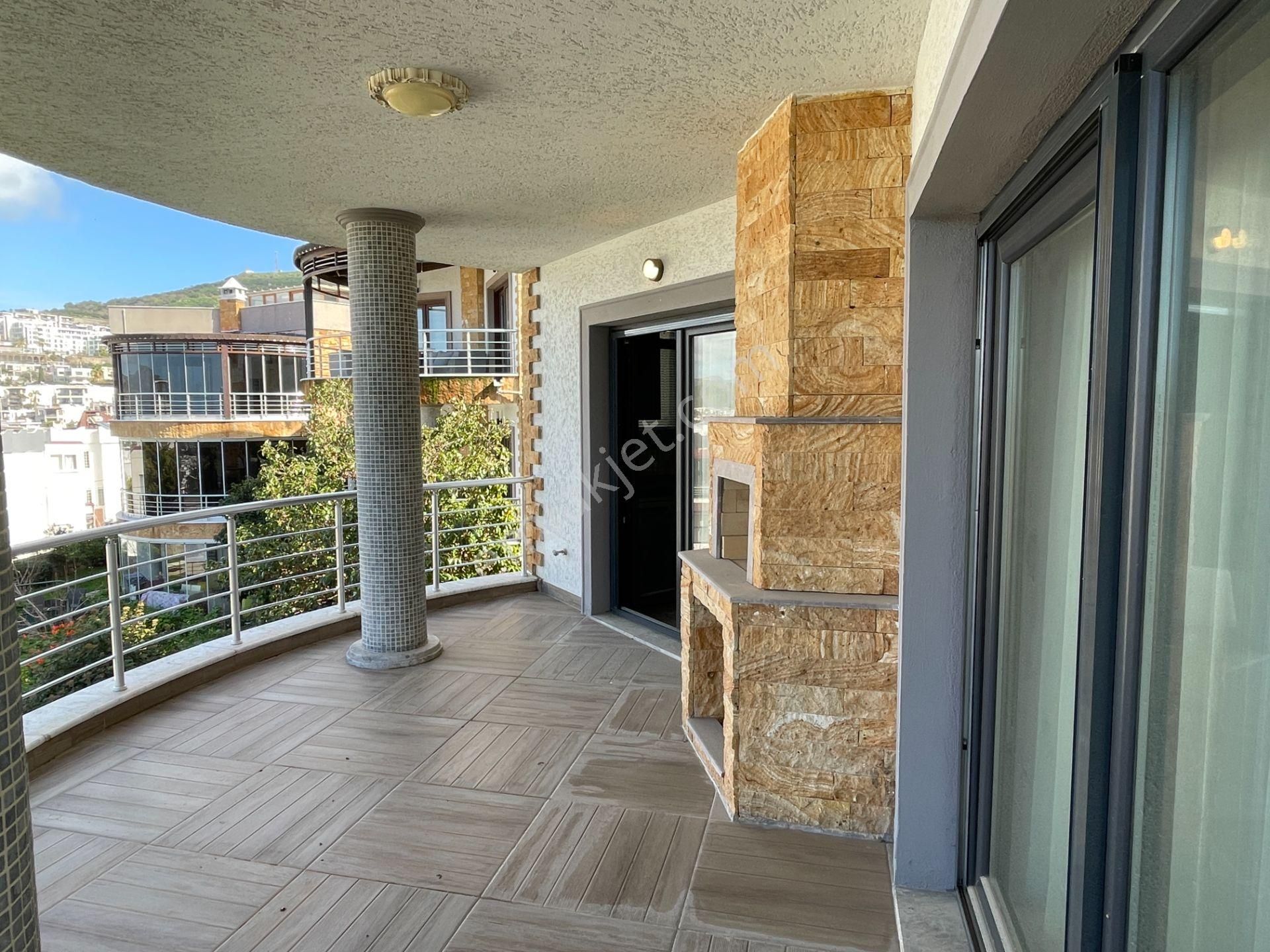 Turgutreis - Karabağ Şeray Evleri'nde Deniz Manzaralı, Şömineli 5+2 Tripleks - Görsel 9