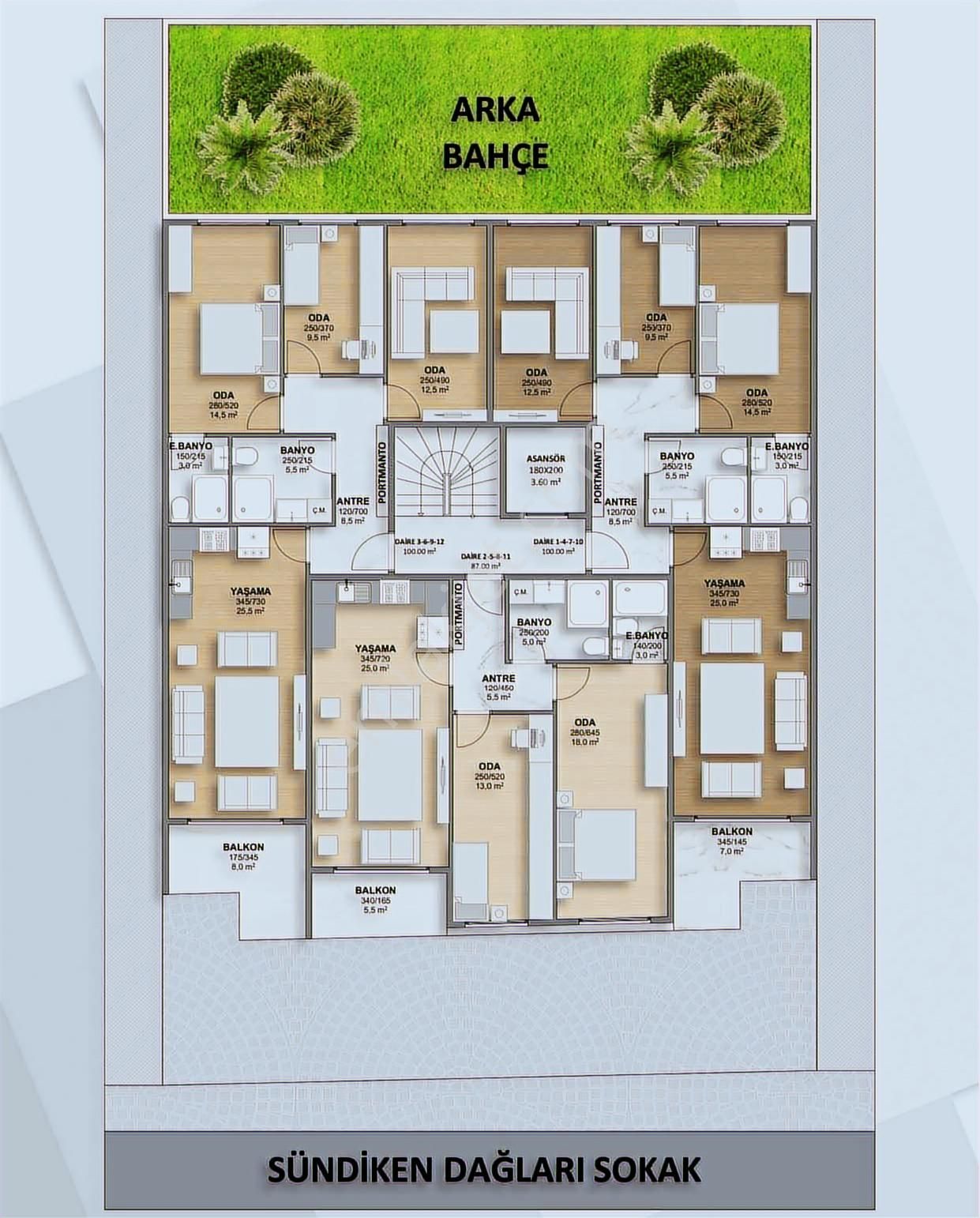 Batıkent Ulusal Egemenlik Blv. Yakını 2+1 Satılık Sıfır Daireler - Görsel 4