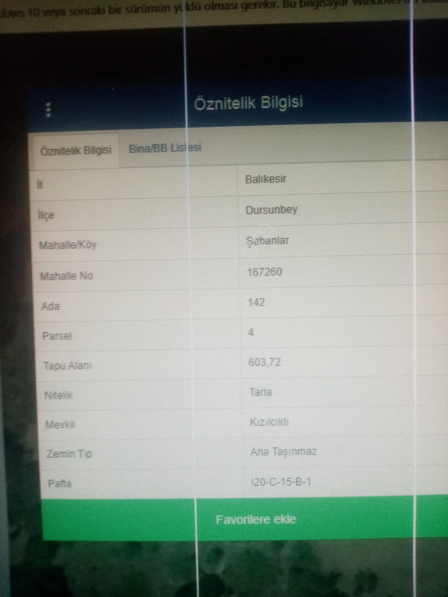 Balıkesir Dursunbey Şabanlar Mah.demirdağ Emlaktan Satılık Tarla. - Görsel 3