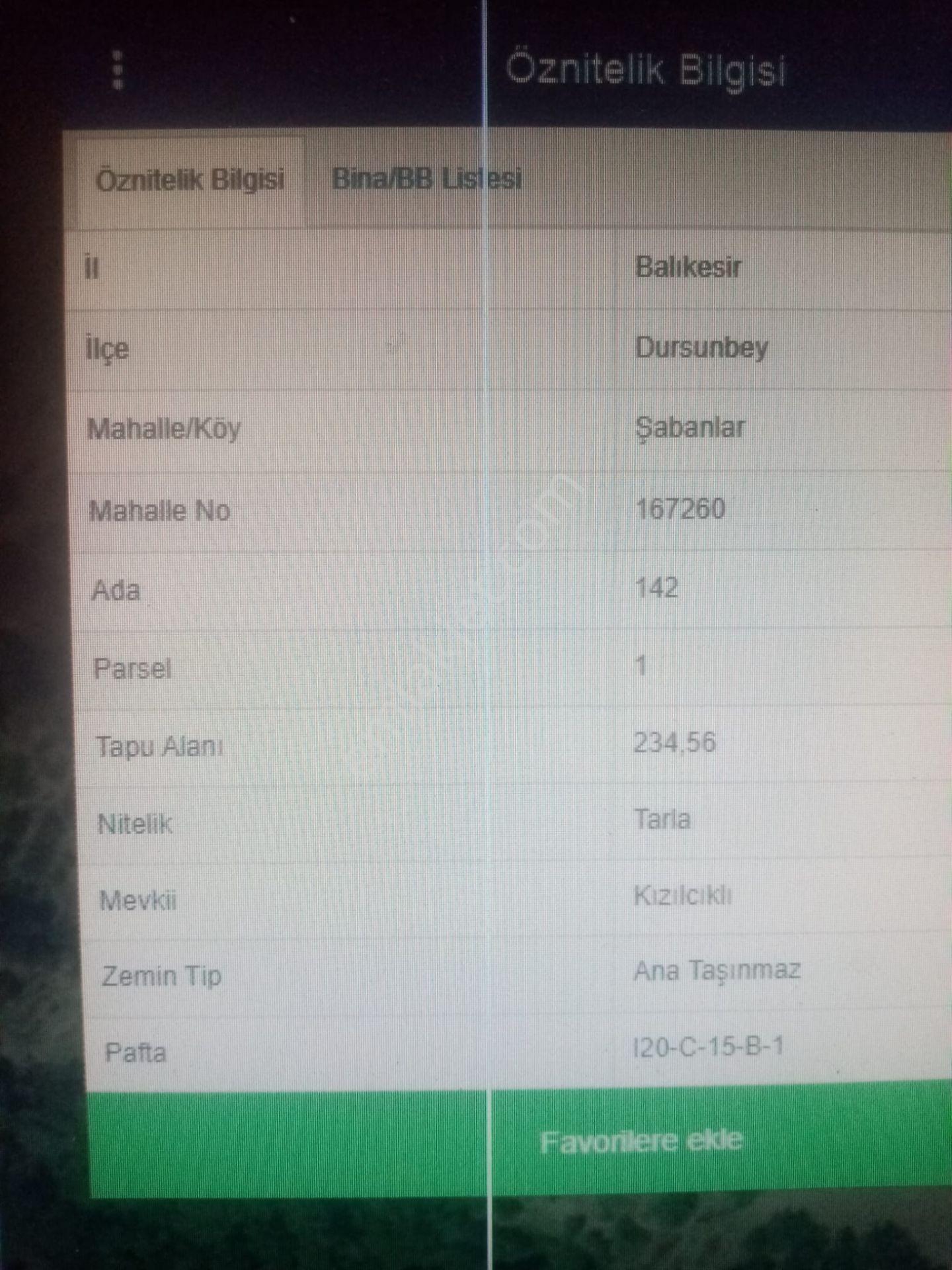 Balıkesir Dursunbey Şabanlar Mah.demirdağ Emlaktan Satılık Tarla. - Görsel 4