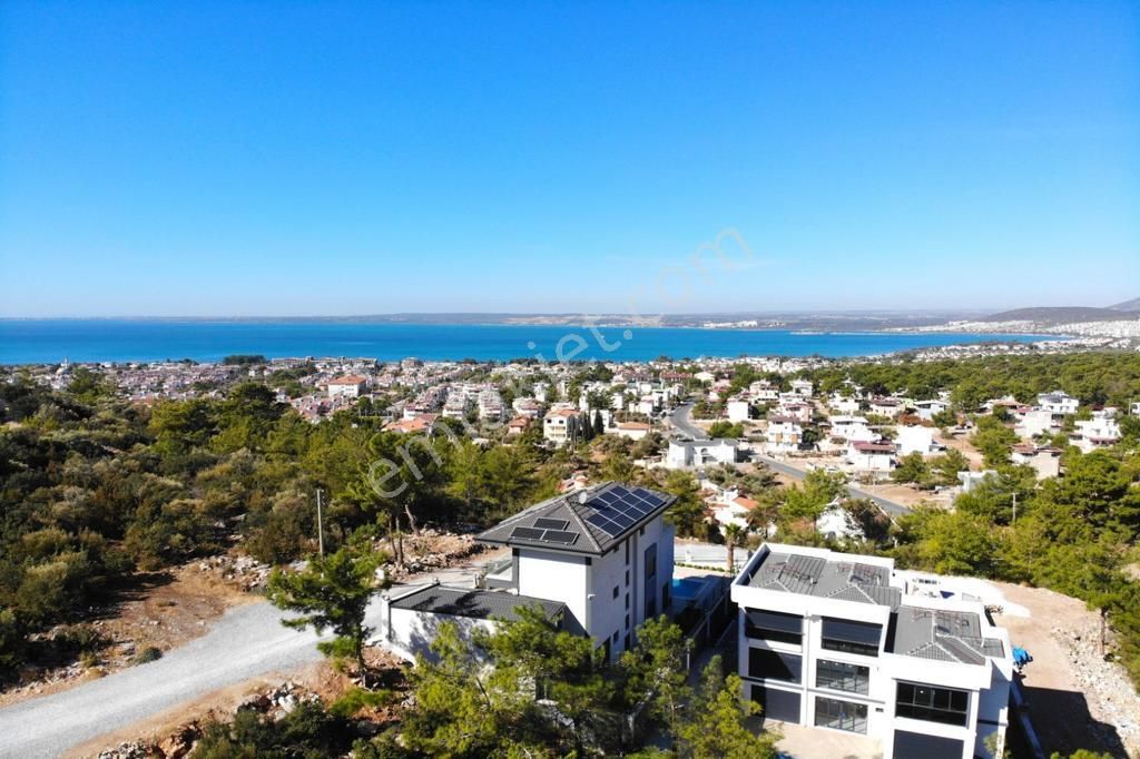 Aydın Akbük'te Satılık 4+2 Havuzlu Bahçeli Full Deniz Ve Orman Manzaralı Eşyalı Müstakil Villla - Görsel 19