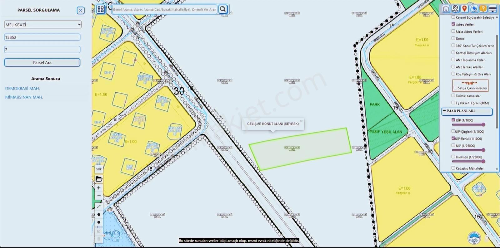 Toki Demokrasi Mahallesinde Yola Cepheli Satılık Tarla - Görsel 7