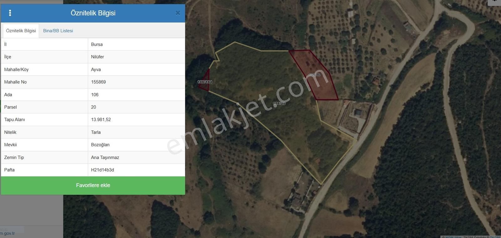 Bursa Nilüfer Ayva Köyde Satılık Gölyazı Manzaralı Tarla - Görsel 30