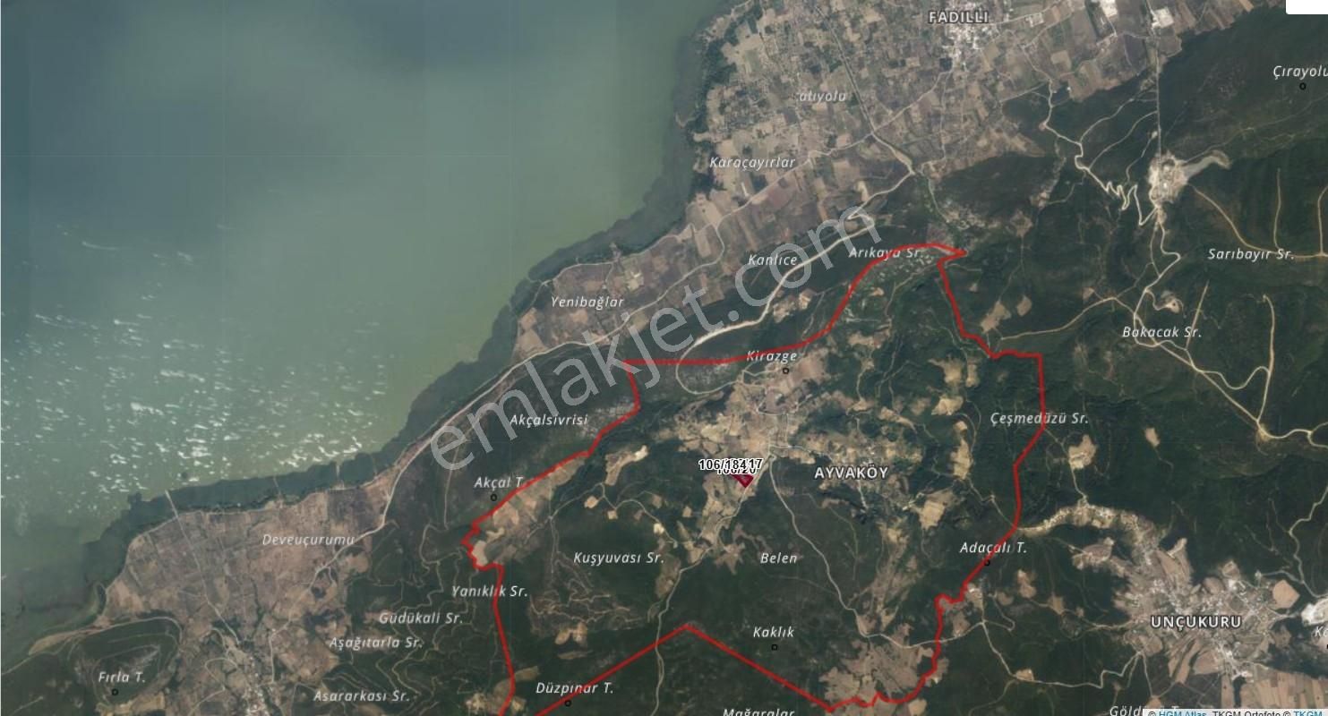 Bursa Nilüfer Ayva Köyde Satılık Gölyazı Manzaralı Tarla - Görsel 27