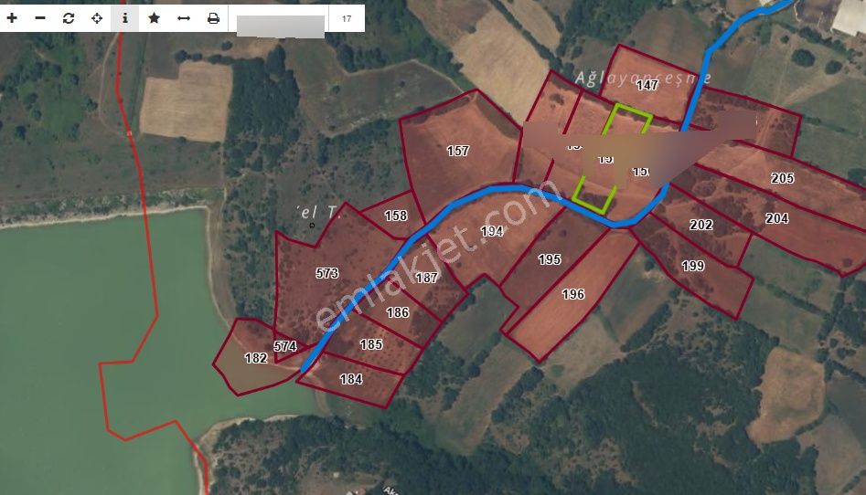 Biga Akpınar Köyü’nde Resmi Yol Cepheli, Gölet Yakınında Yatırımlık Tarla - Görsel 3