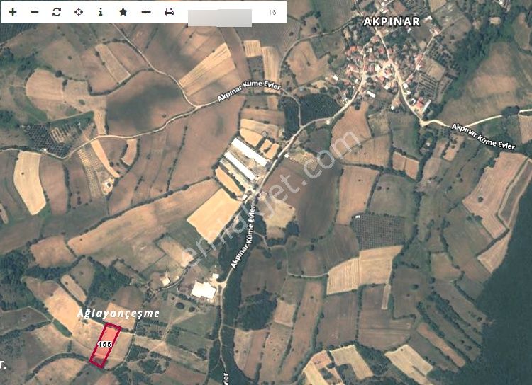 Biga Akpınar Köyü’nde Resmi Yol Cepheli, Gölet Yakınında Yatırımlık Tarla - Görsel 13