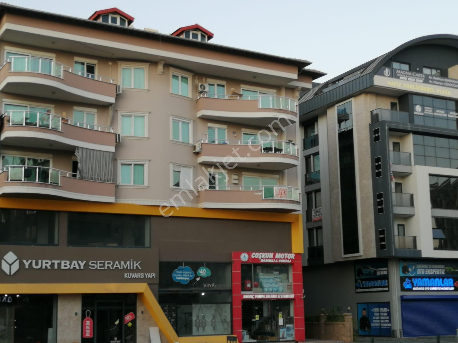 Alanya Çevre Yolunda Ofise Yapımına Uygun 2+1 Ayrı Mutfaklı