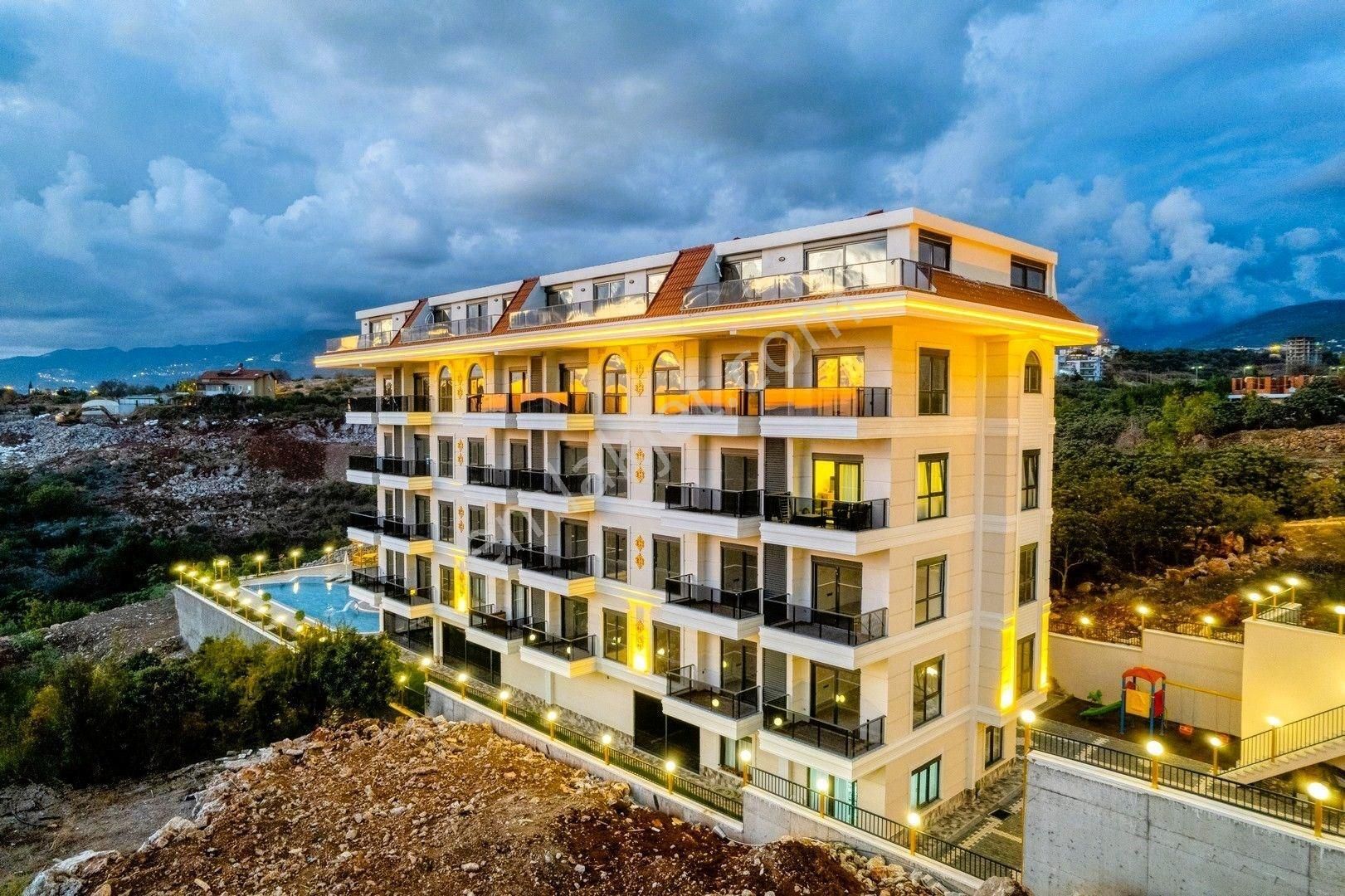 Alanya Kestel 3+1 Ful Deniz Manzara Muhteşem Satılık Penthouse - Görsel 28