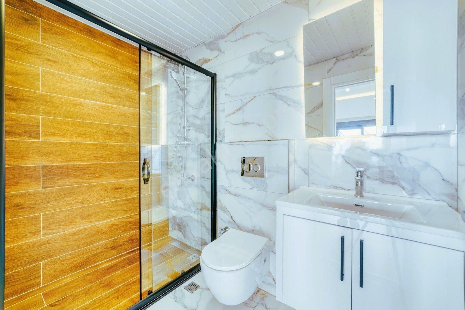 Alanya Kestel 3+1 Ful Deniz Manzara Muhteşem Satılık Penthouse - Görsel 26