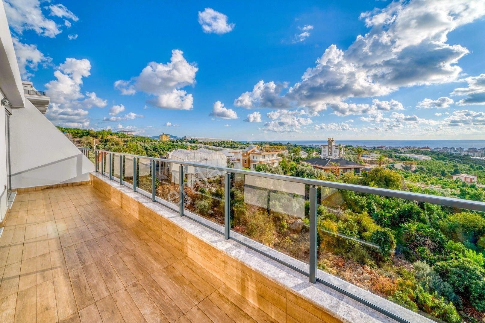 Alanya Kestel 3+1 Ful Deniz Manzara Muhteşem Satılık Penthouse - Görsel 22