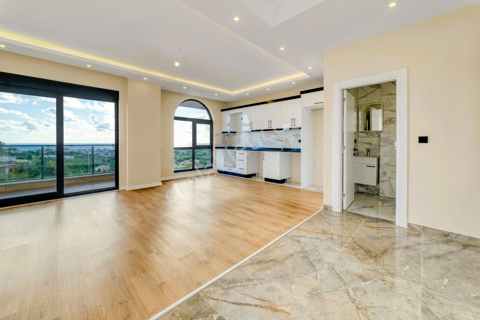Alanya Kestel 3+1 Ful Deniz Manzara Muhteşem Satılık Penthouse - Görsel 3
