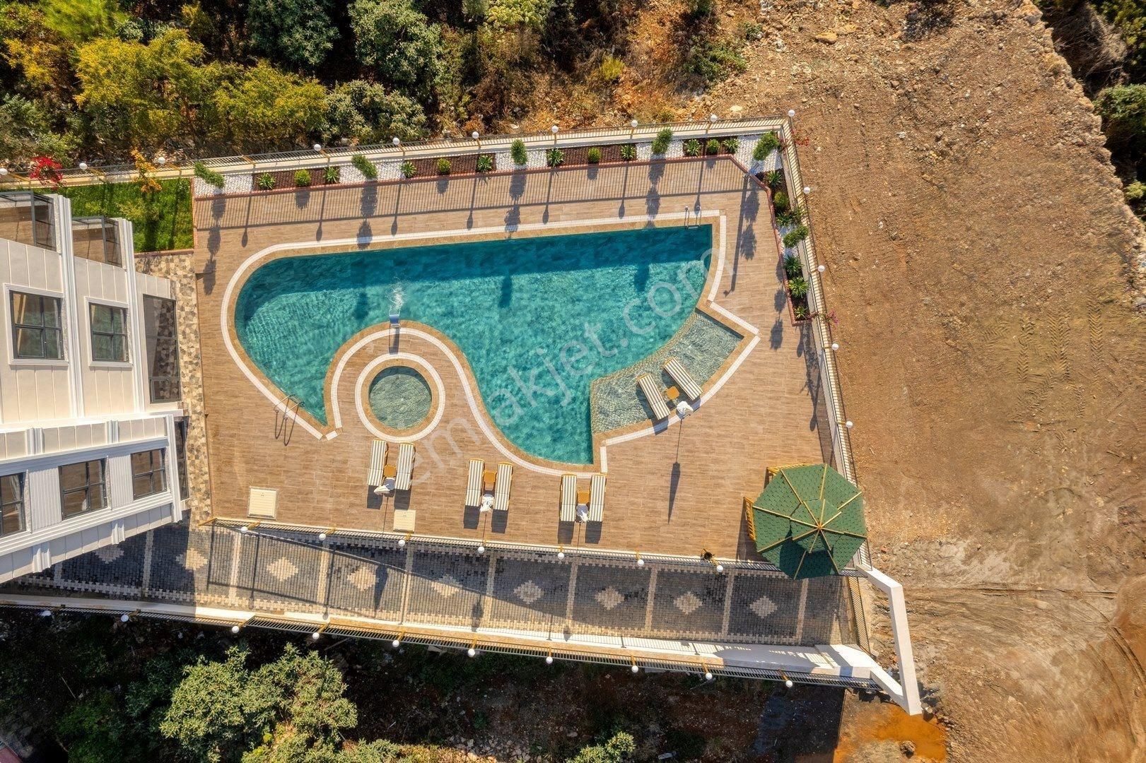 Alanya Kestel 3+1 Ful Deniz Manzara Muhteşem Satılık Penthouse - Görsel 31