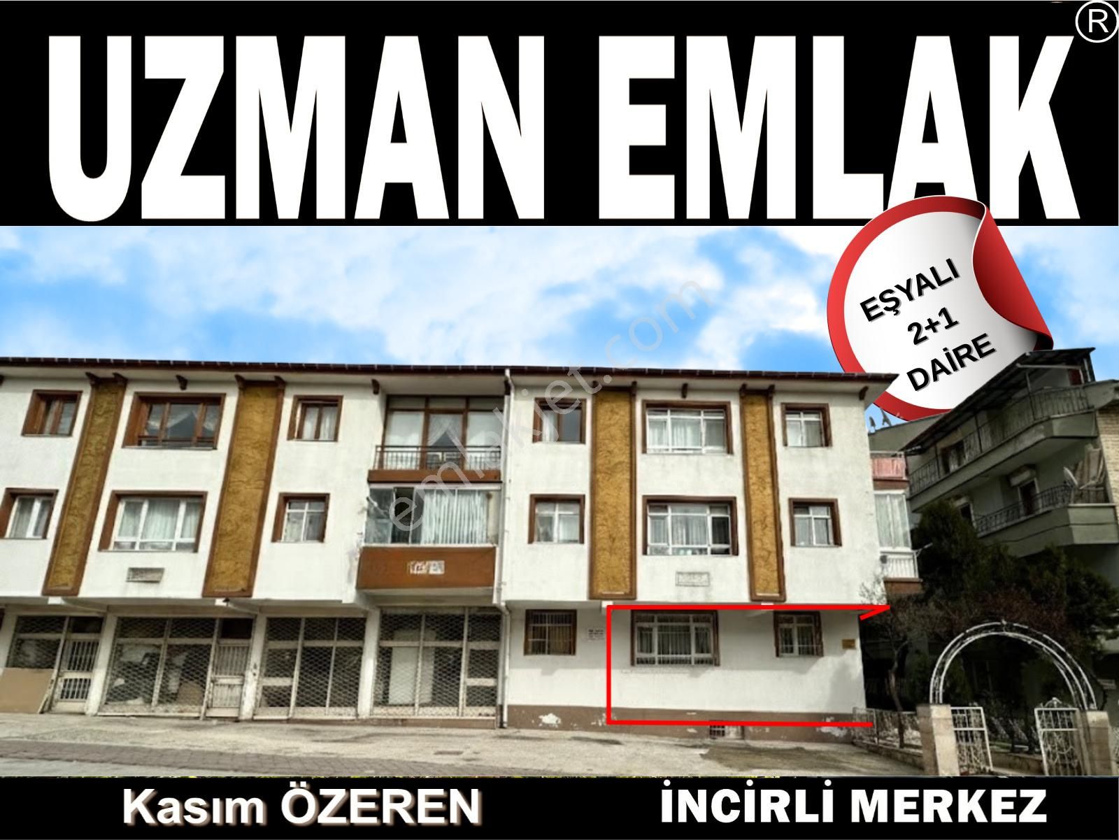 Uzman Emlak'tan Etlik Şehir Hast.&gülhane Hast.yakını 2+1 Daire