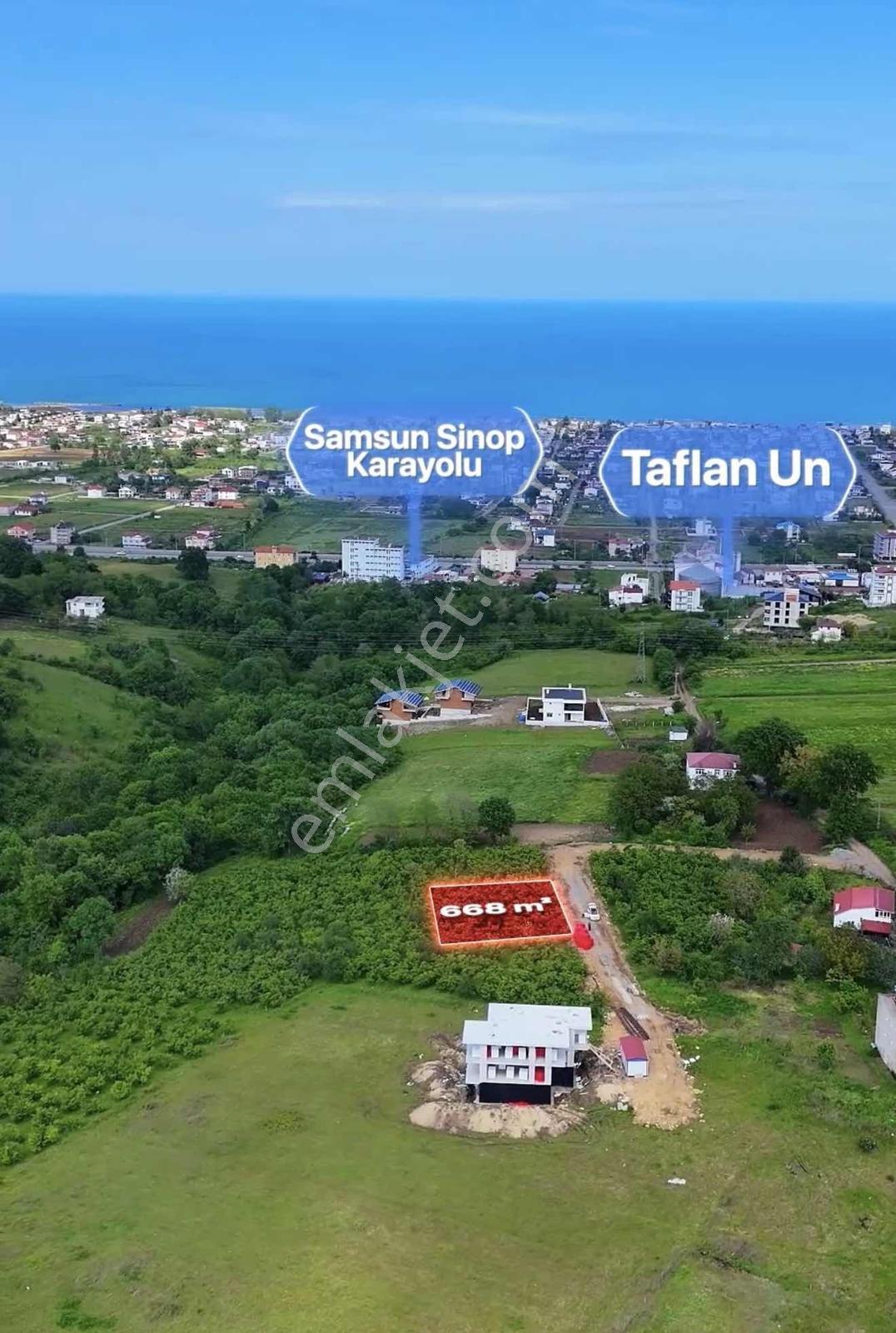 Damla'dan Taflan Villalar Bölgesinde Satılık 668 M² İmarlı Arsa