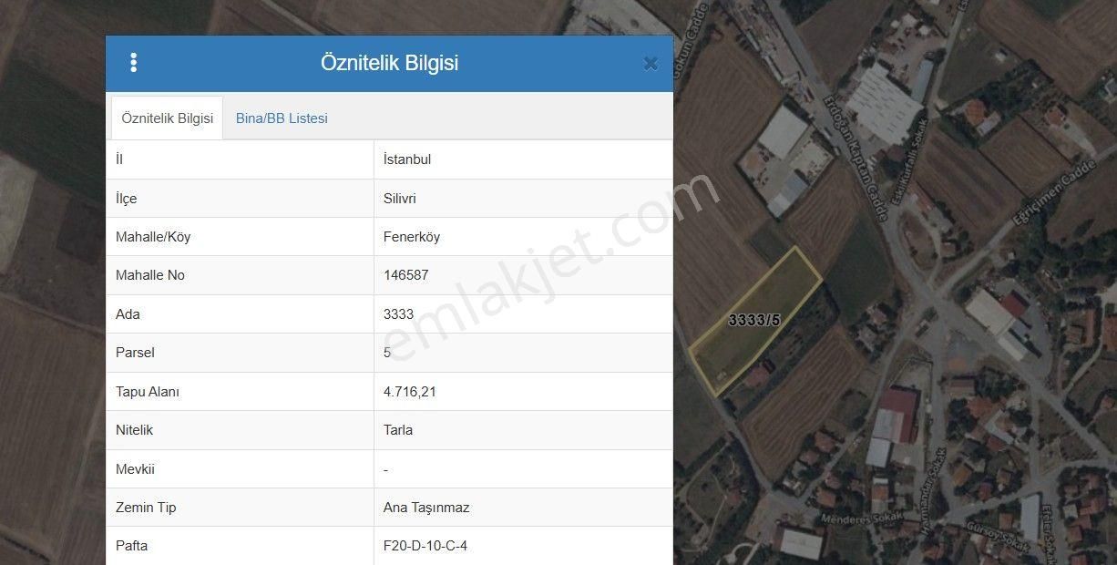 Silivri Fenerköy’de Satılık 739 M2 Tarla. Yatırım Fırsatı. - Görsel 8