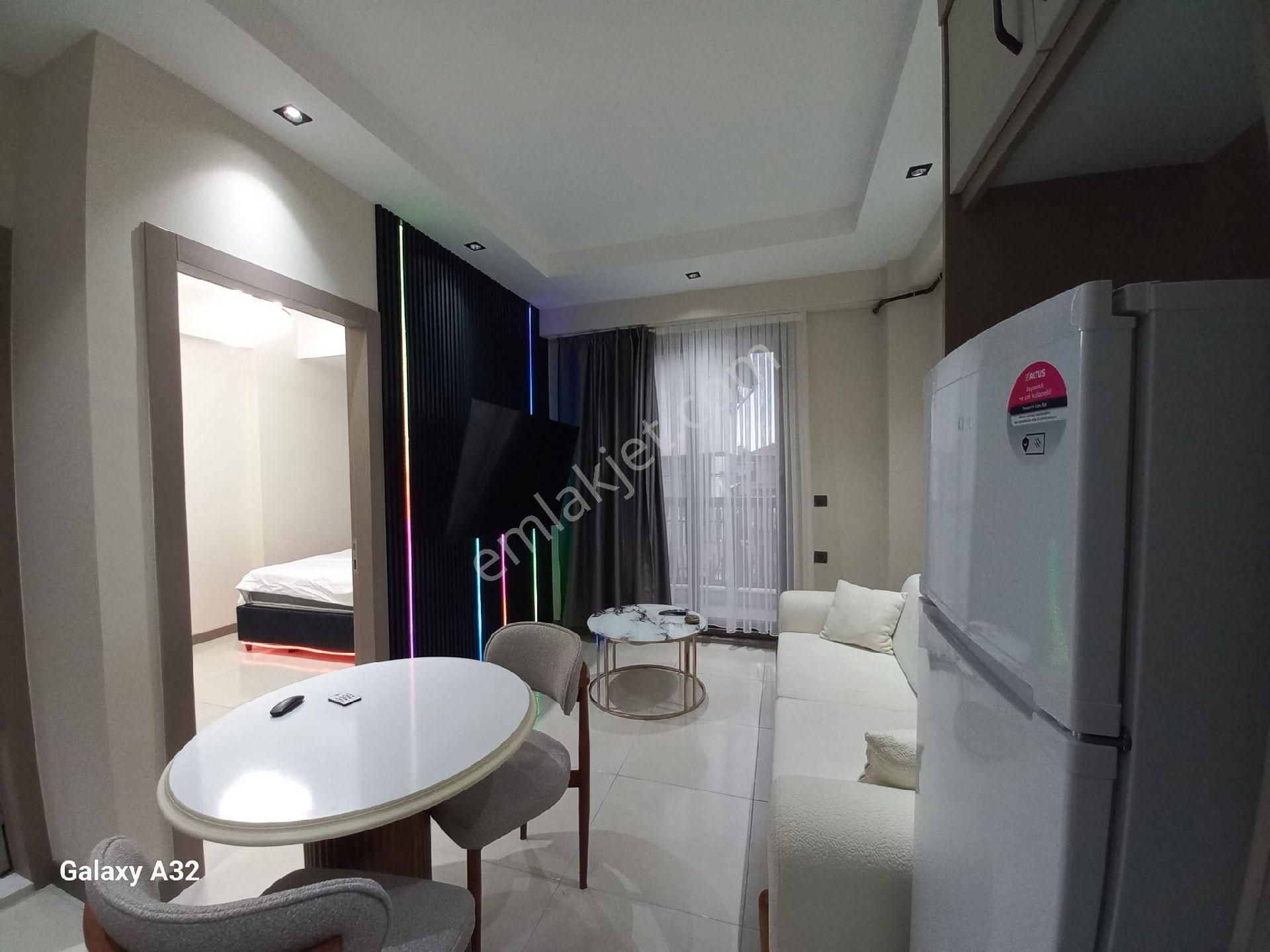 Denizli Asmalıevler'de Kiralık Sıfır Lüks Balkonlu Sıfır Eşyalı 1+1 Apart - Görsel 13