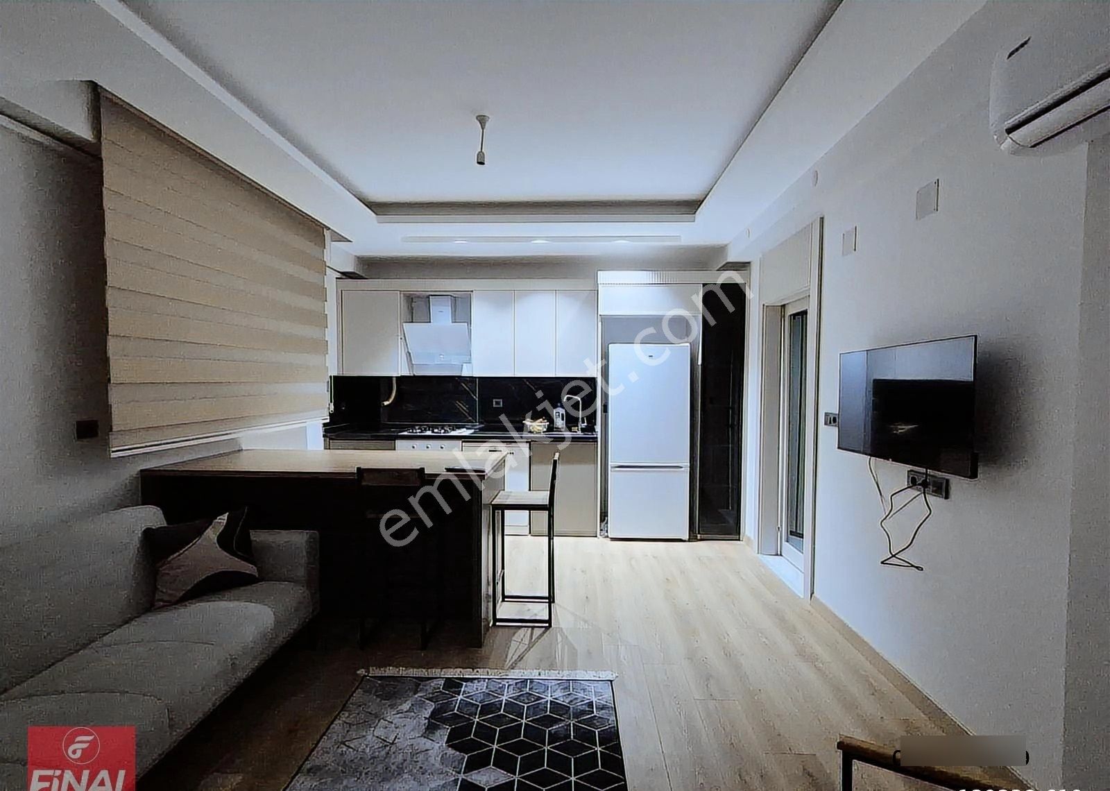 Final Emlaktan Şehitler Tepesinde 1+1,full Eşyalı Kiralık Daire - Görsel 10