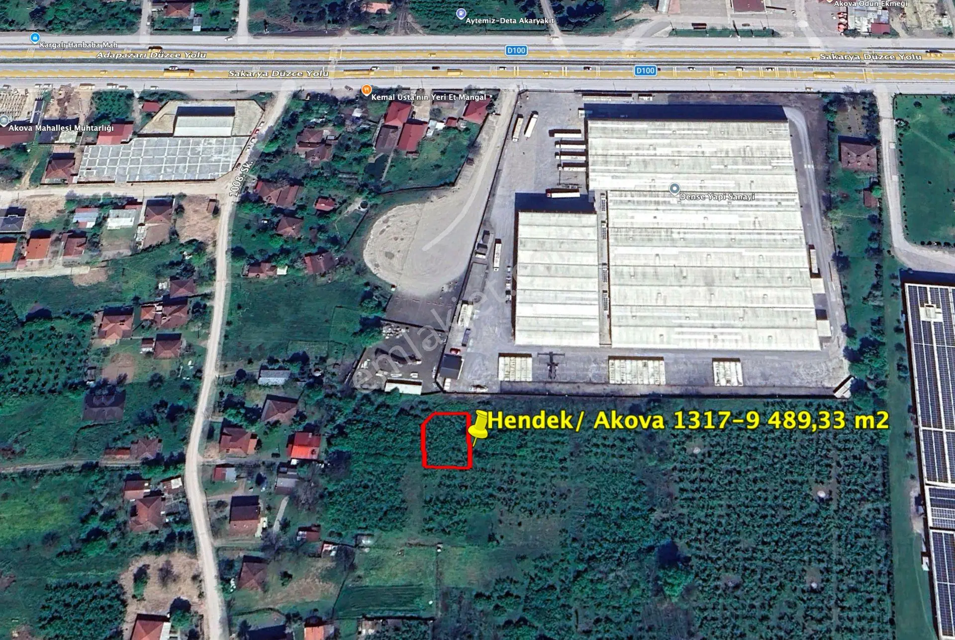 Hendek Akova'da 490 M2 İmarlı Arsa - Görsel 7