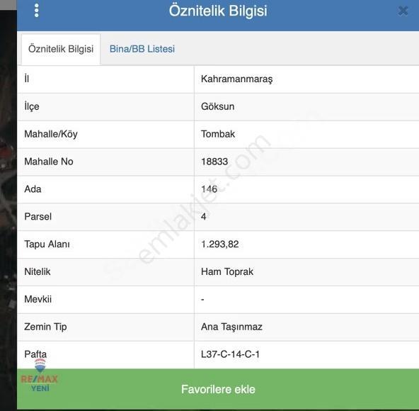 Göksun Tombak'da Müstakil Arsalar - Görsel 5