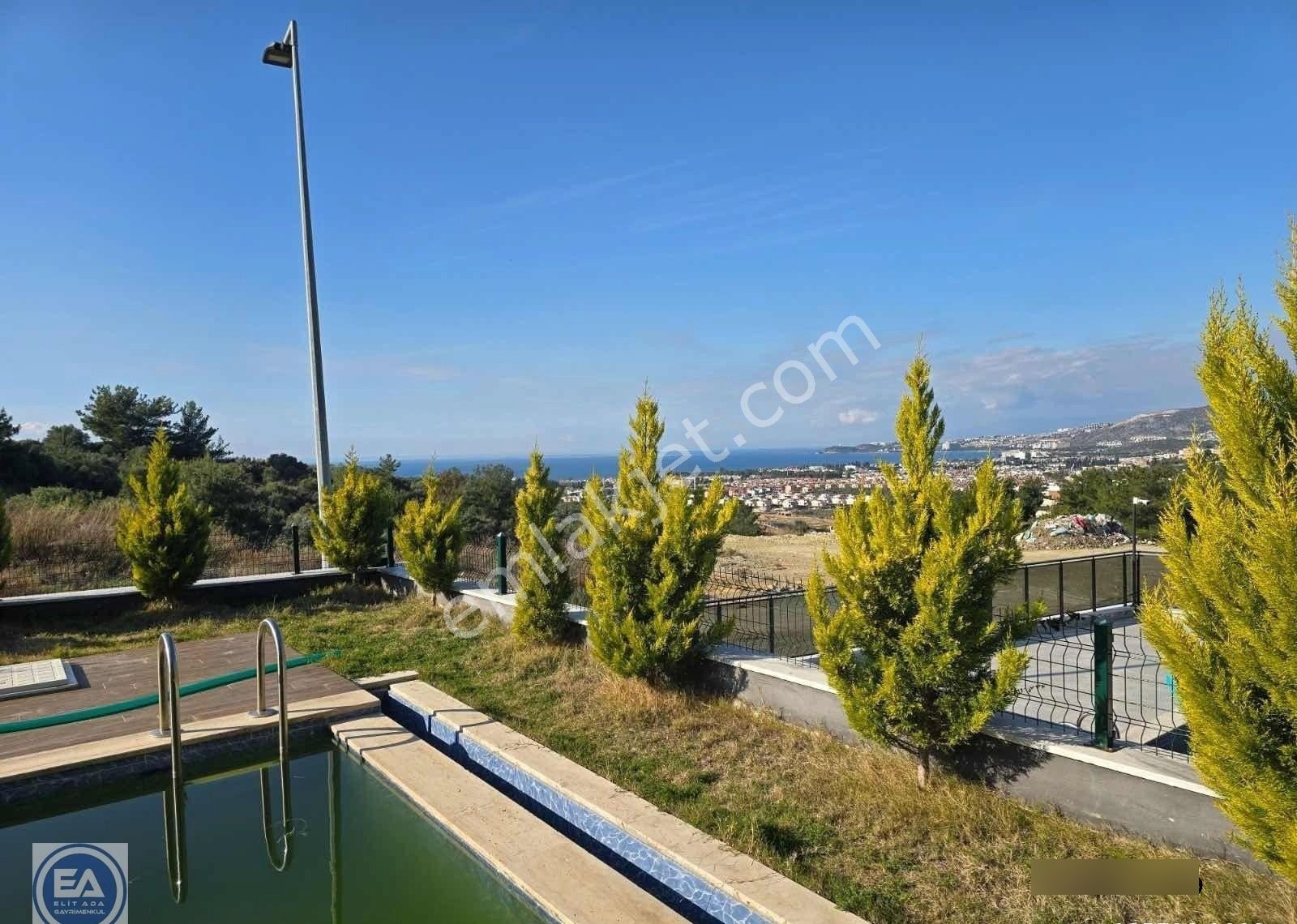 Kuşadası Soğucakta Deniz Manzaralı 6+1 Özel Havuzlu Villa - Görsel 21