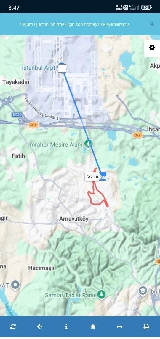 Arnavutköy Bollucada İnşaata Hazır Villa Arsası - Görsel 6