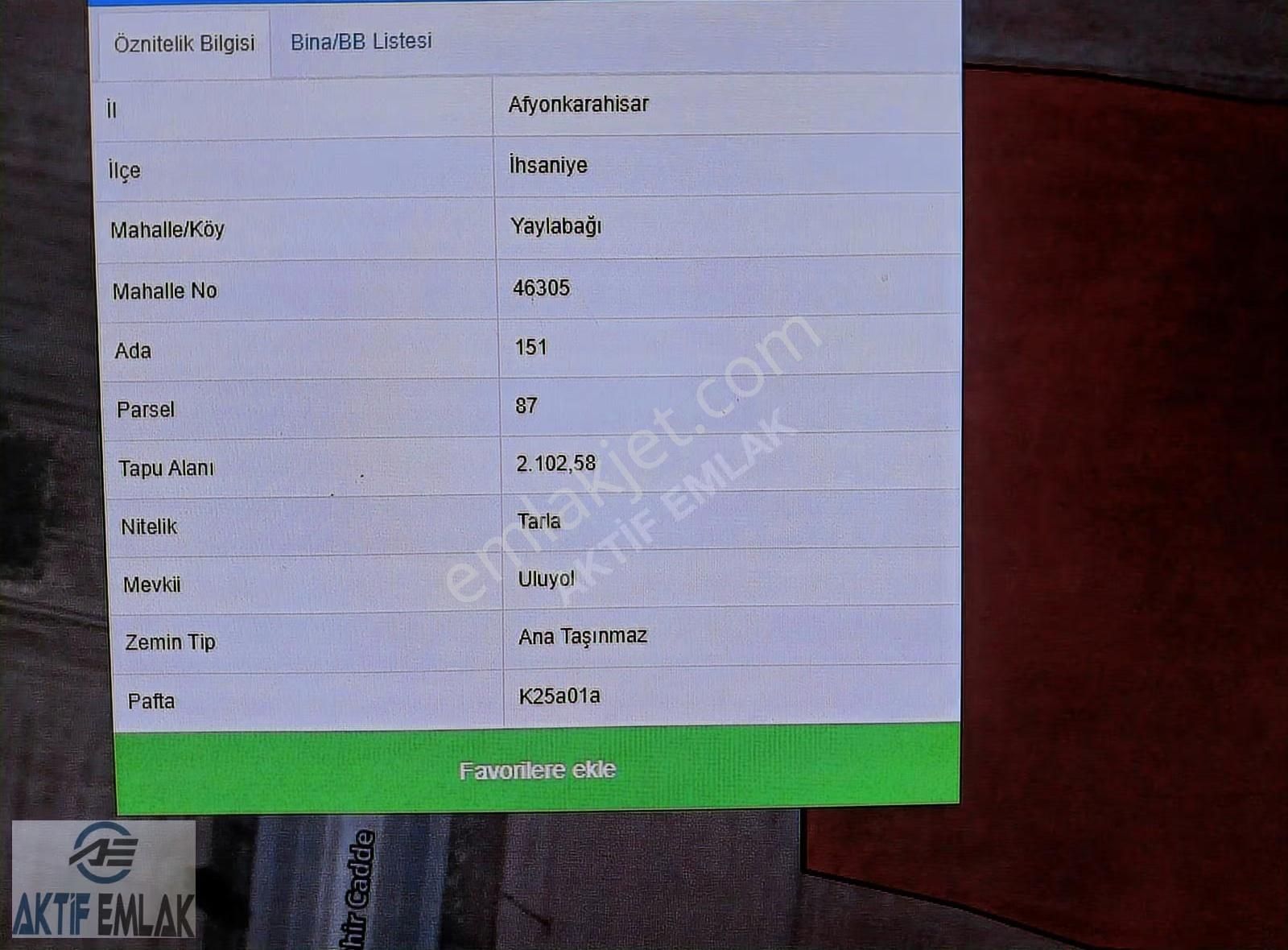 Aktif Emlak'tan Yaylabağında Satılık Arazi Eskişehir Yolu Üzeri - Görsel 5