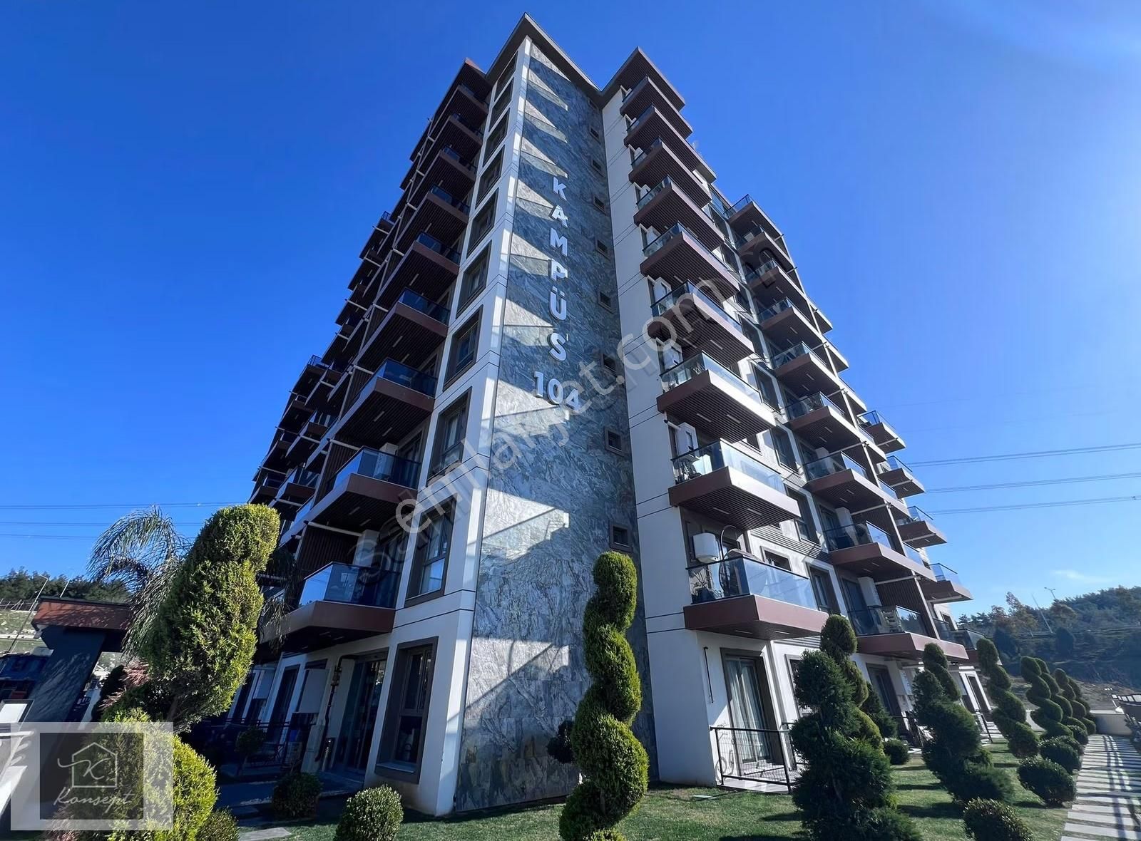 Konsept'den Site İçi-d.gazlı-arakat-eşyalı 1+1 Kiralık Daire - Görsel 18