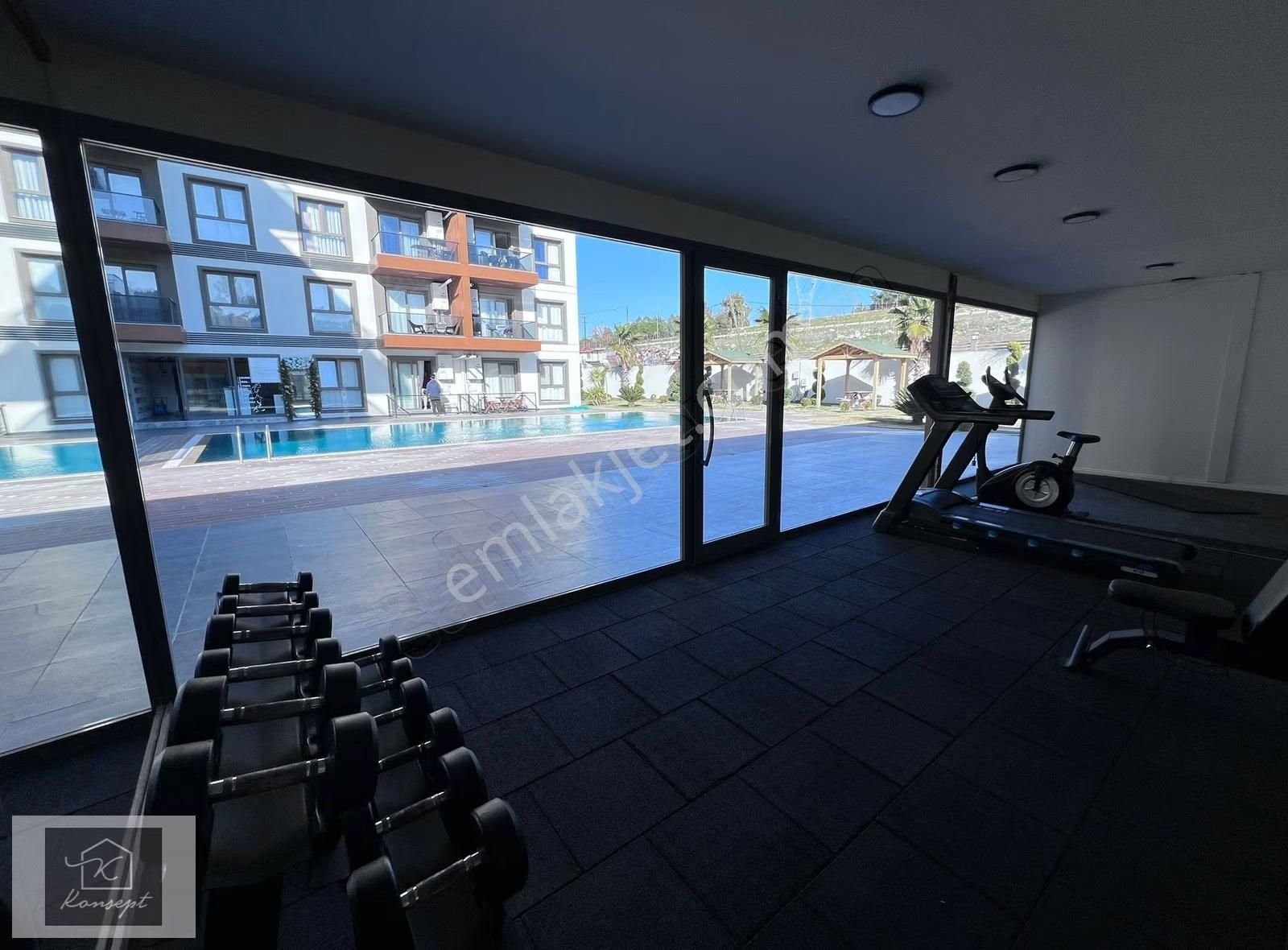 Konsept'den Site İçi-d.gazlı-arakat-eşyalı 1+1 Kiralık Daire - Görsel 34