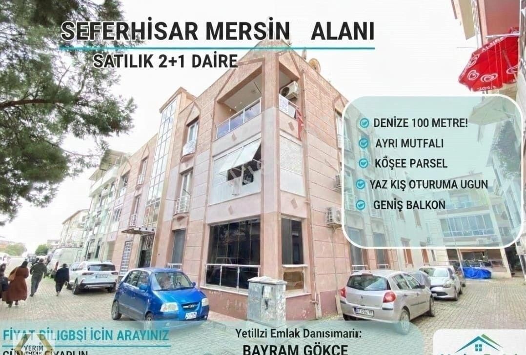 Seferihisar Mersin Alanı'nda Denize 100 Metre Mesafede Satılık 2+1daire